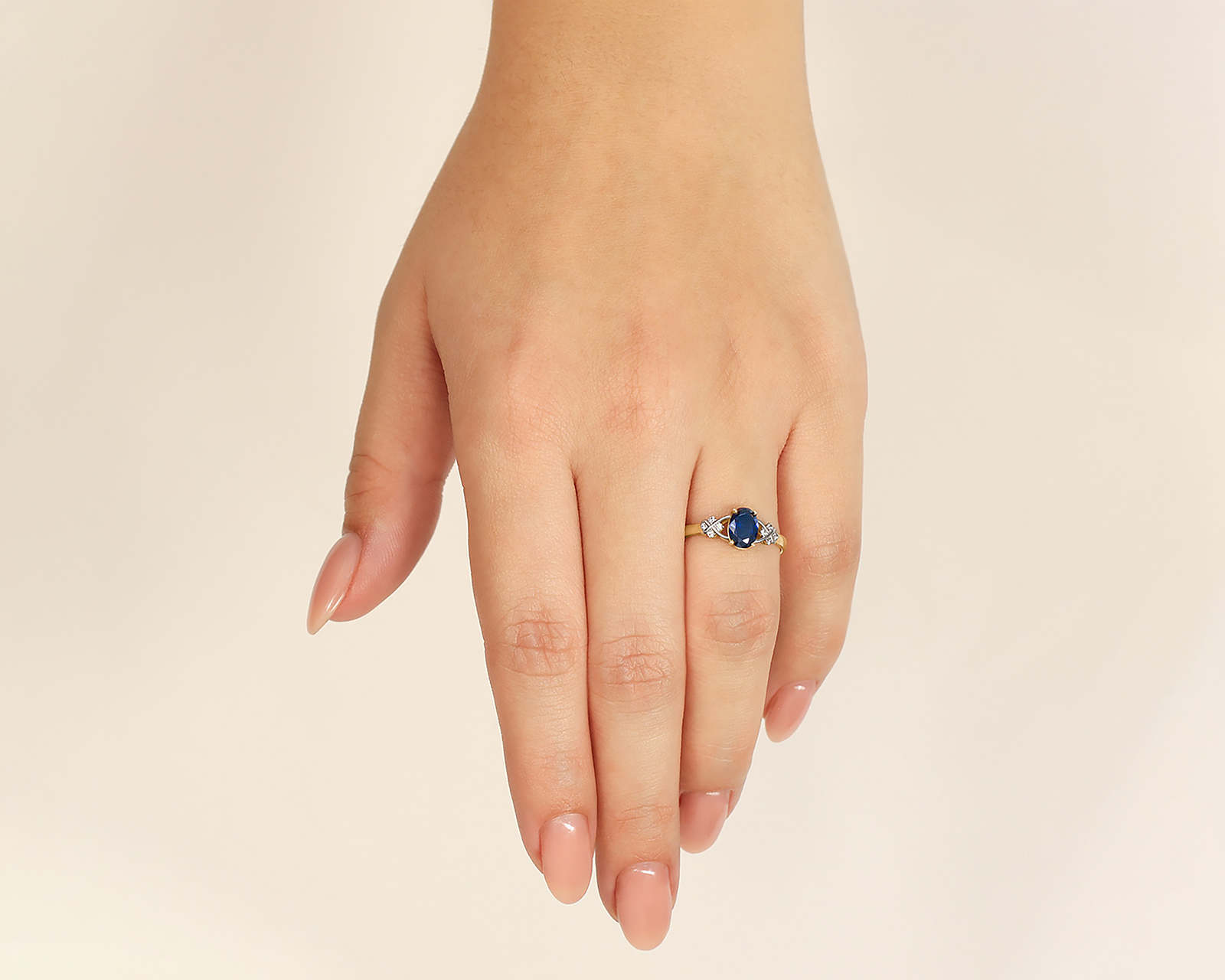 Foto 7 pulgar | Foto 6 | Anillo de Oro 10k Amelie Tamaño 7