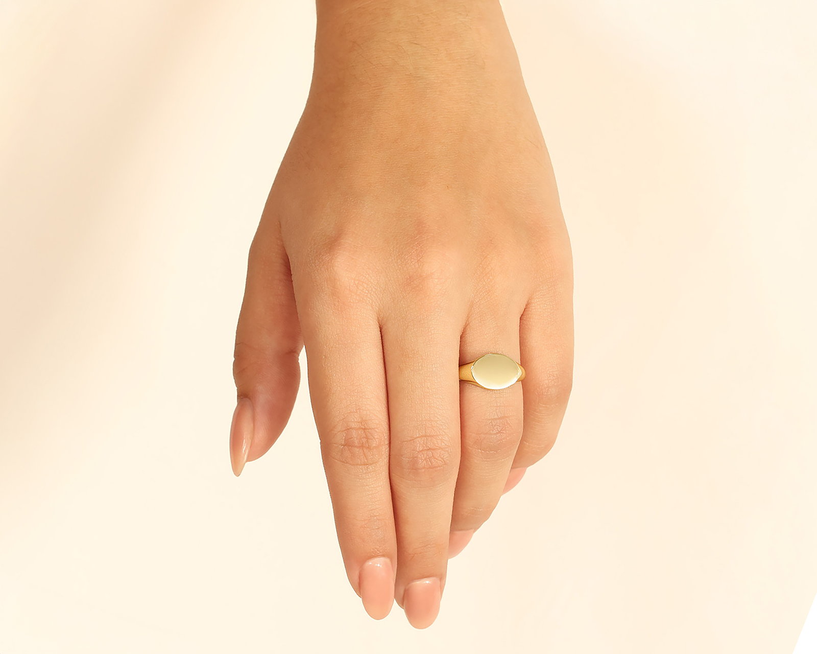 Foto 6 | Foto 6 | Anillo Ovalado de Oro 10k Amelie Talla 10