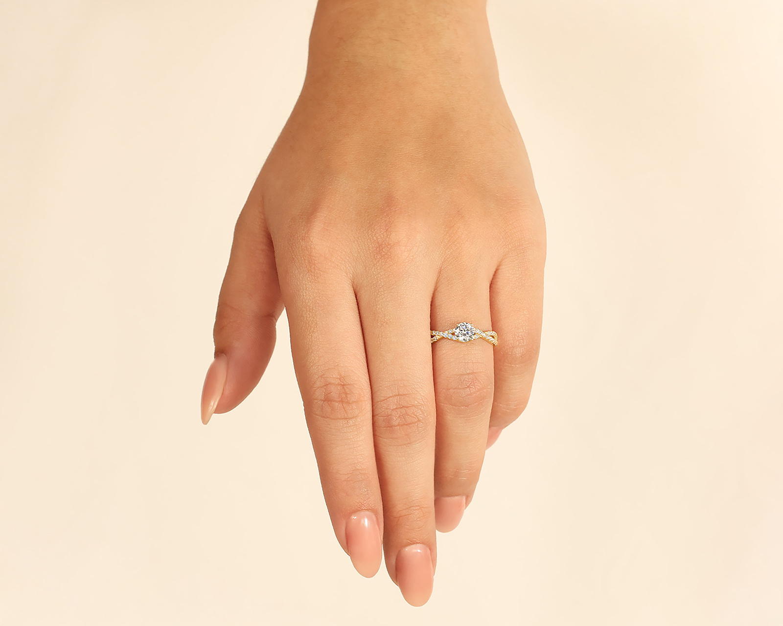 Foto 7 pulgar | Foto 6 | Anillo de Oro 10k Amelie Talla 7