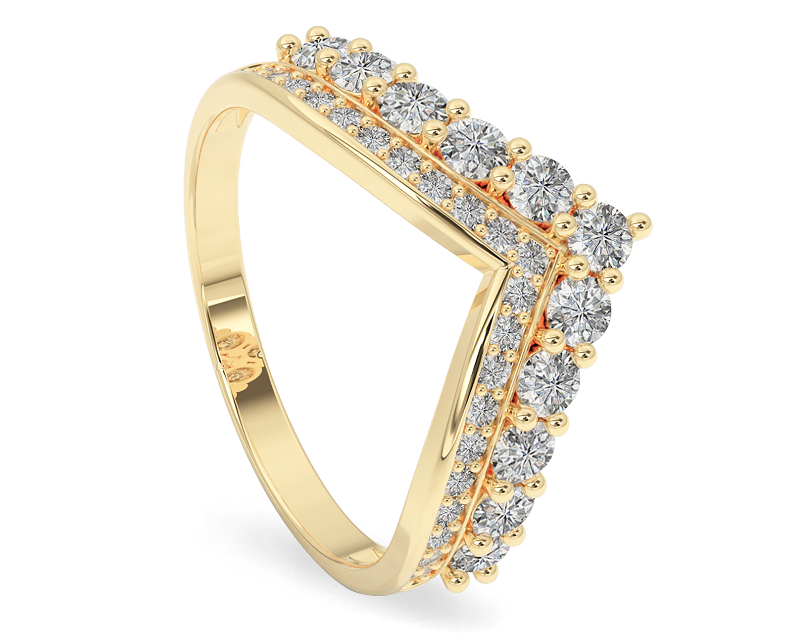 Foto 1 | Foto 1 | Anillo Corona de Oro 10k Amelie Talla 7