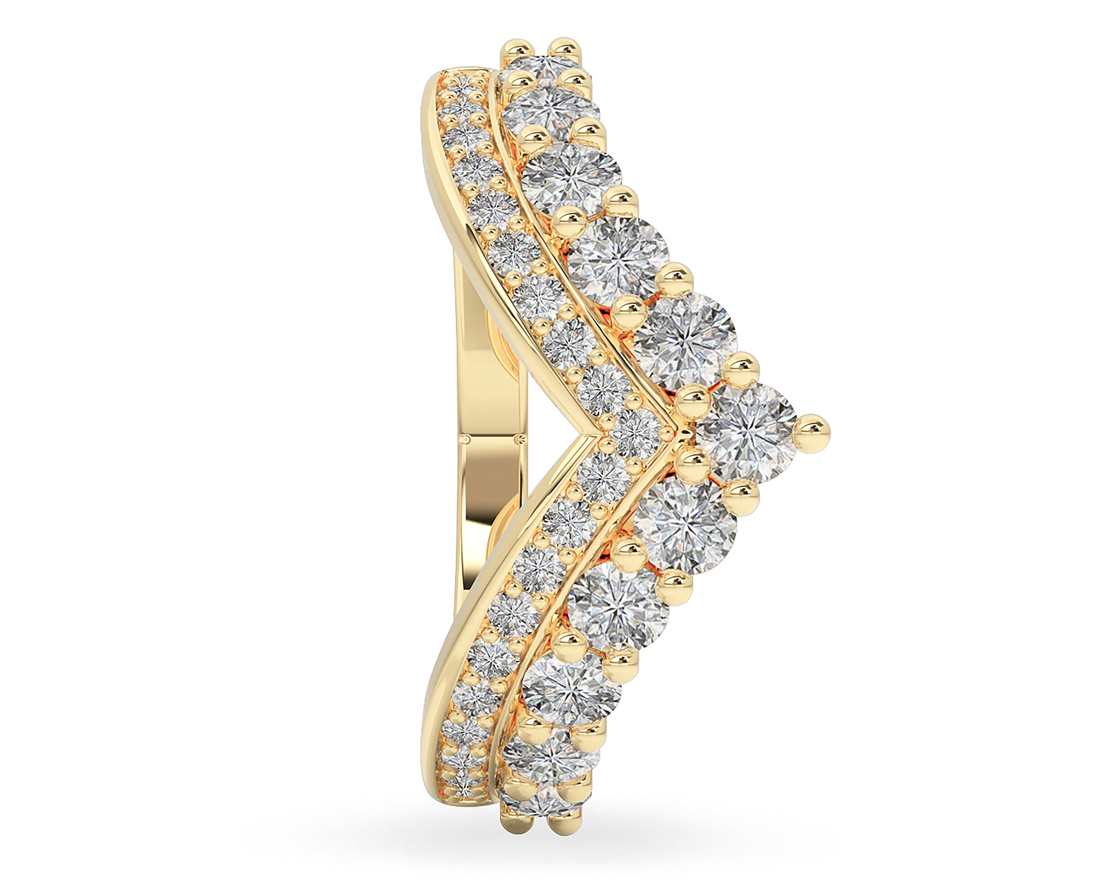 Foto 2 | Foto 2 | Anillo Corona de Oro 10k Amelie Talla 7