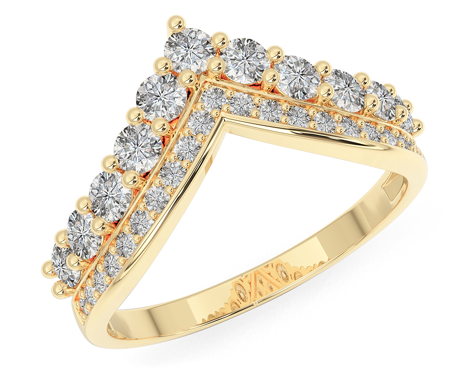 Foto 5 pulgar | Foto 4 | Anillo Corona de Oro 10k Amelie Talla 7