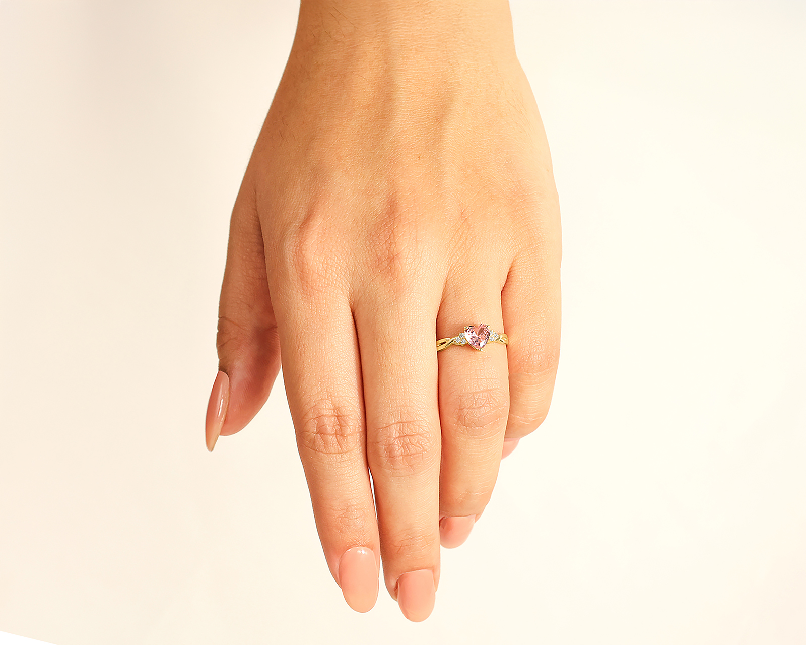 Foto 6 | Foto 6 | Anillo Corazón de Oro 10K Amelie Talla 8