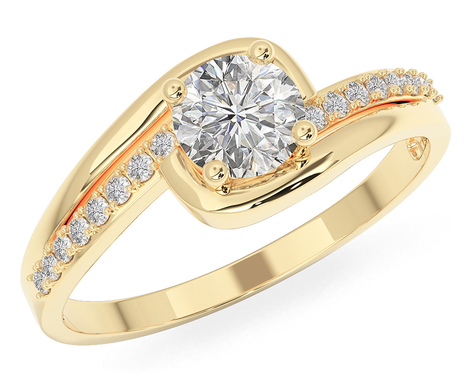 Foto 4 | Foto 4 | Anillo de Compromiso de Oro 10k Amelie Talla 8