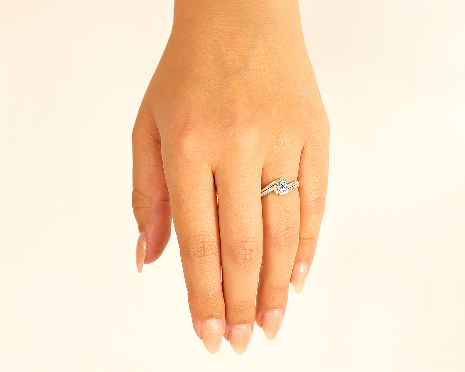 Foto 6 | Foto 6 | Anillo de Compromiso de Oro 10k Amelie Talla 8