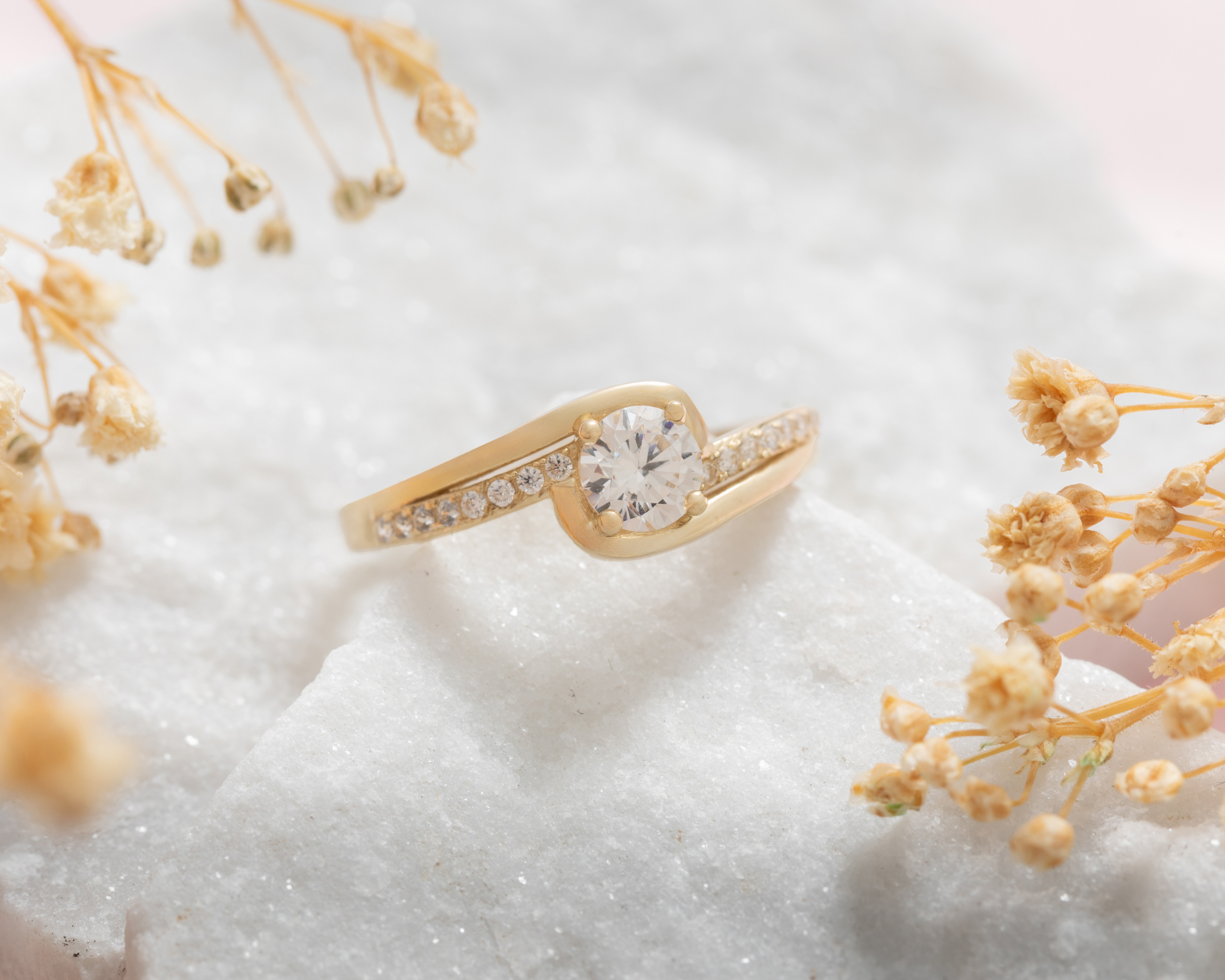 Foto 8 | Foto 8 | Anillo de Compromiso de Oro 10k Amelie Talla 8