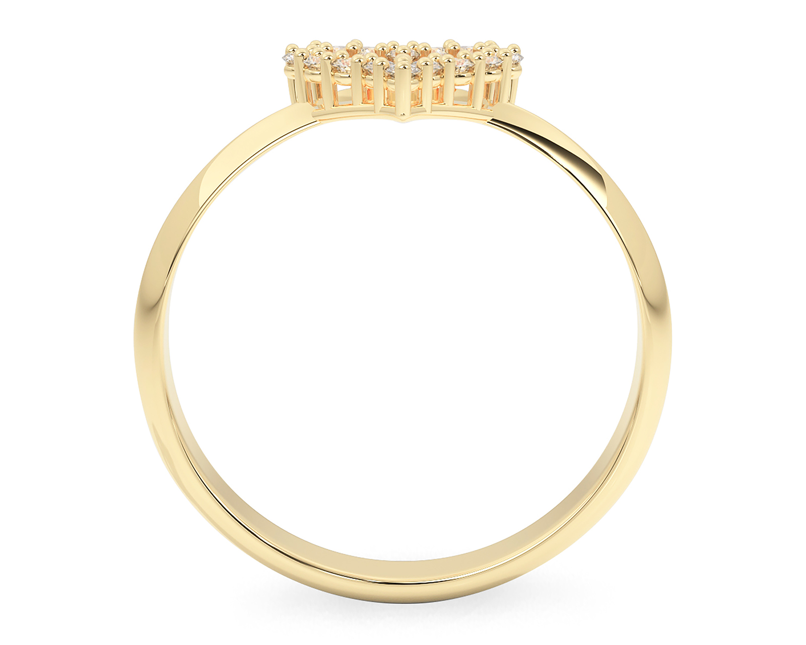 Foto 3 | Foto 3 | Anillo Corazón de Oro 10k Amelie Talla 7