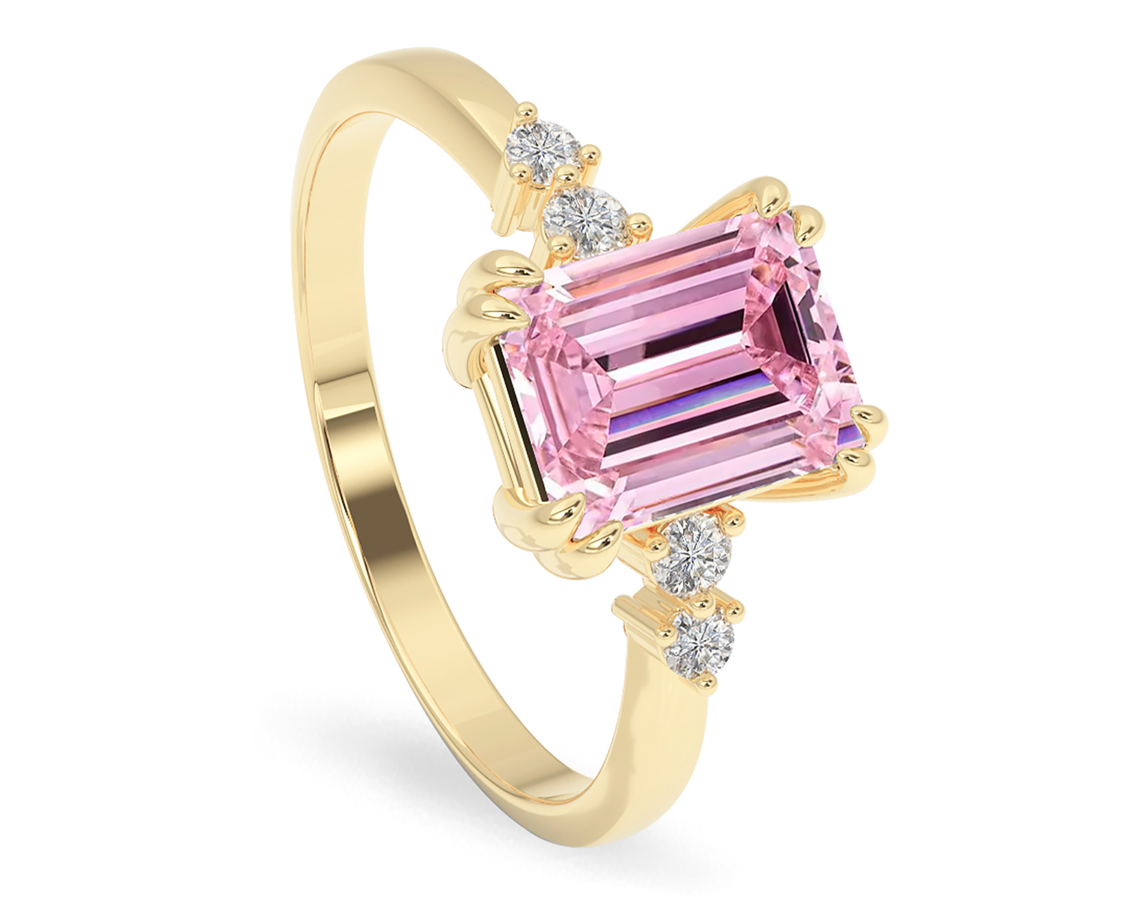 Anillo de Oro 10k Amelie Talla 7