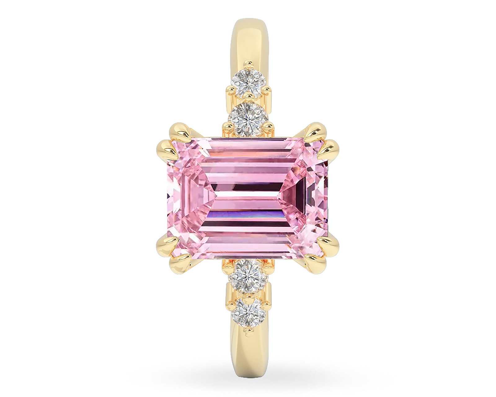 Foto 3 pulgar | Foto 2 | Anillo de Oro 10k Amelie Talla 7