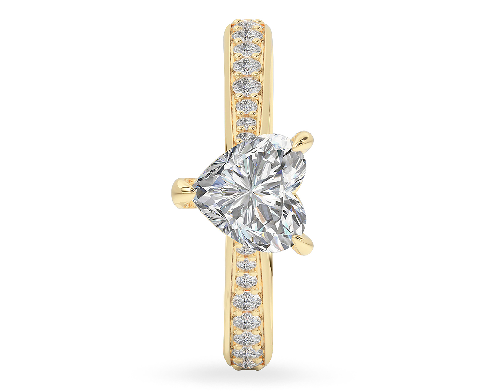 Foto 2 | Foto 2 | Anillo Corazón de Oro 10k Amelie Talla 7