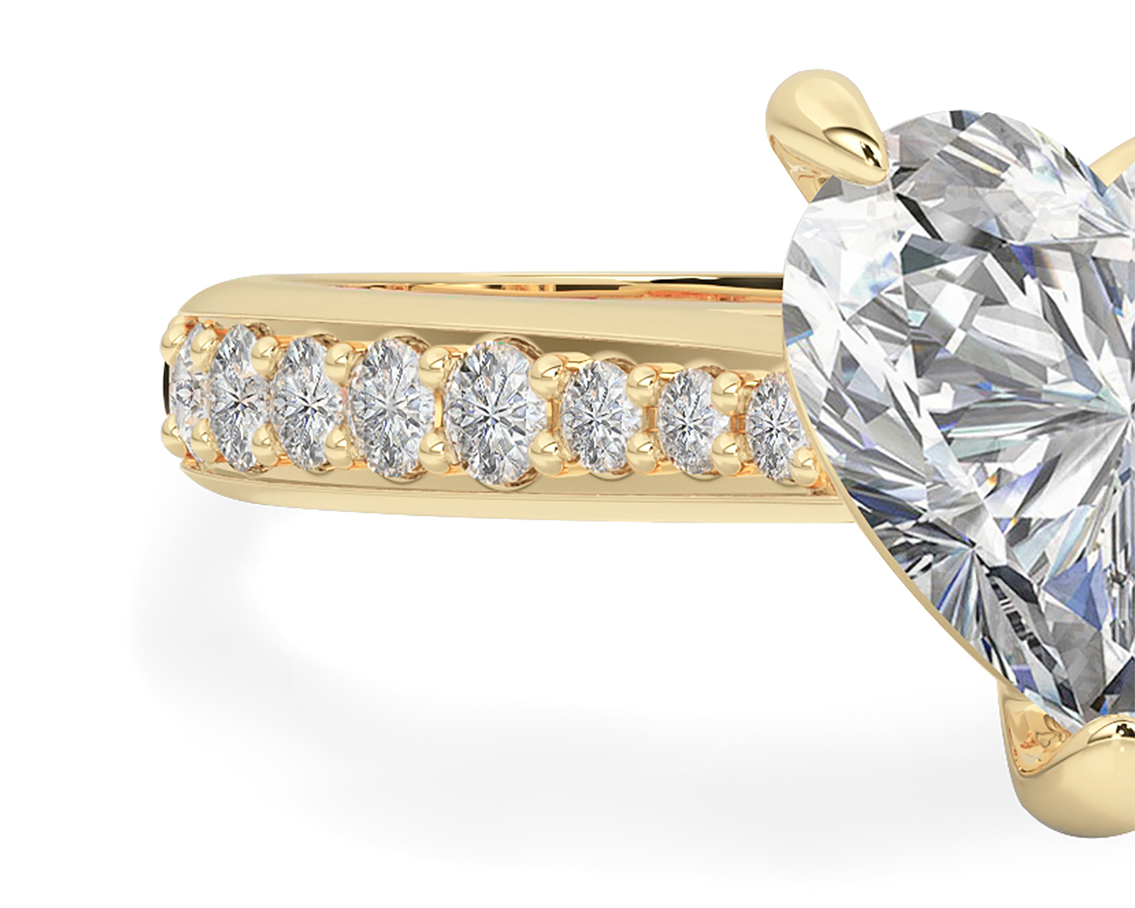 Foto 6 pulgar | Foto 5 | Anillo Corazón de Oro 10k Amelie Talla 7