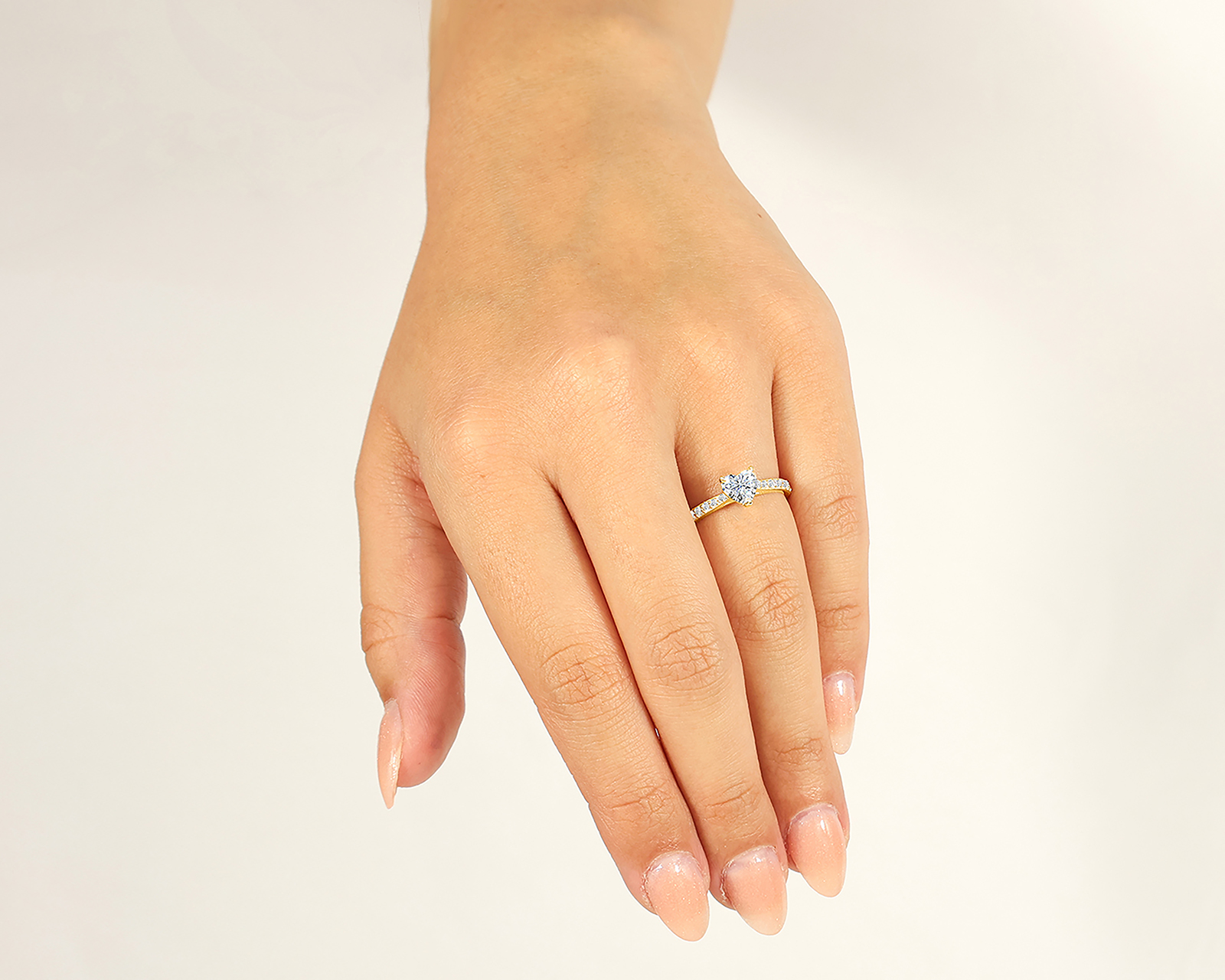 Foto 6 | Foto 6 | Anillo Corazón de Oro 10k Amelie Talla 7