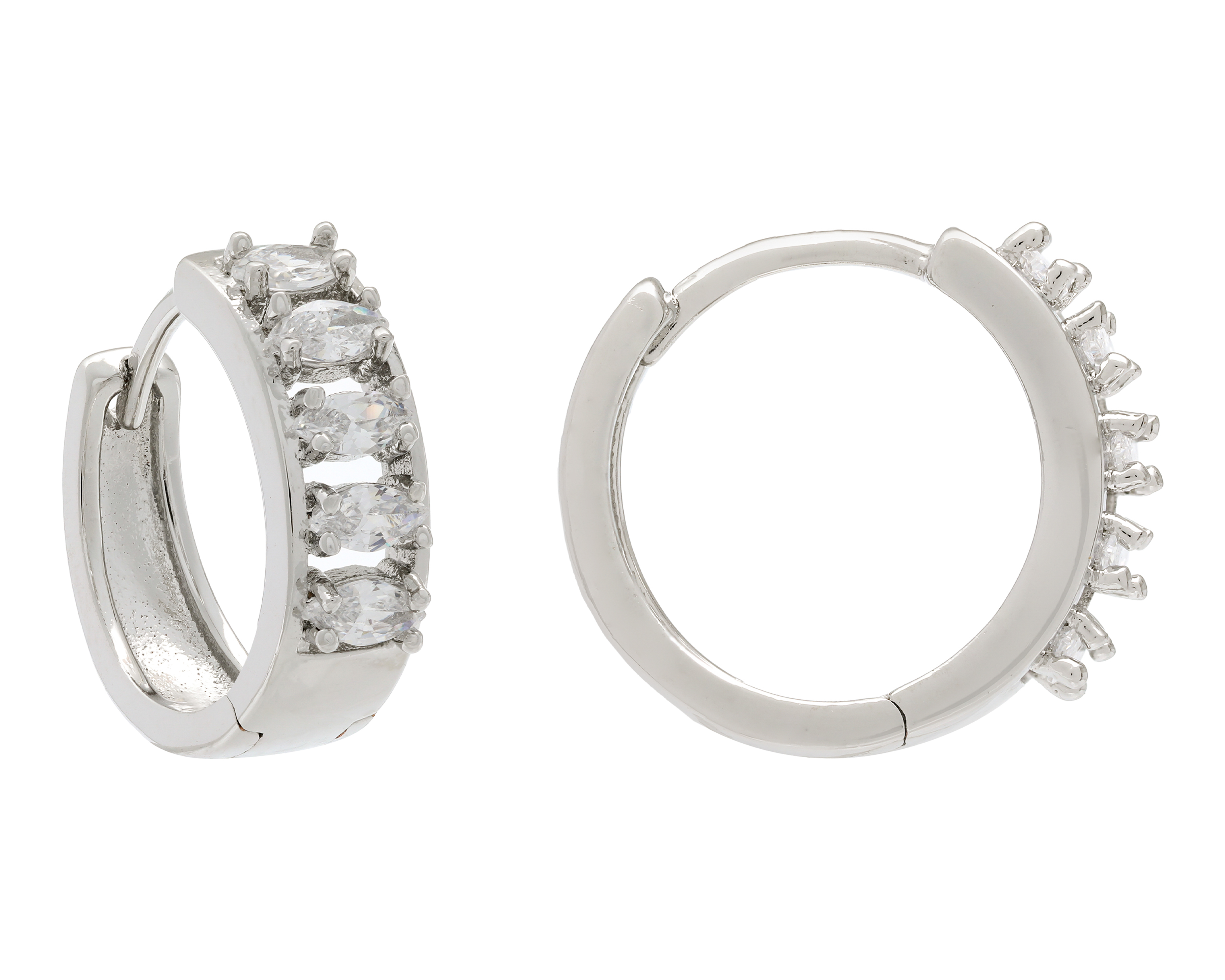 Aretes de Chapa de Oro 18K Plafer