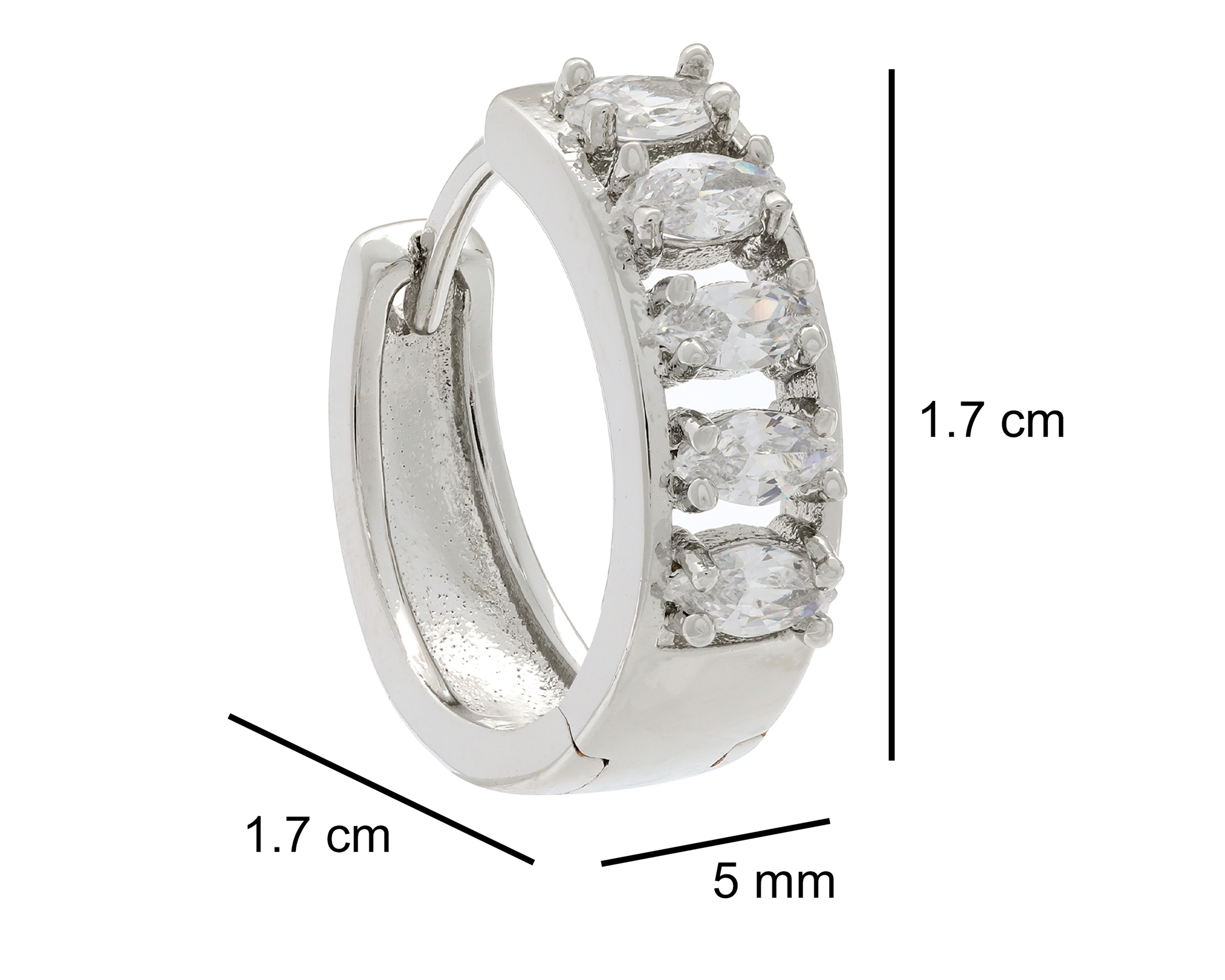 Foto 5 pulgar | Foto 4 | Aretes de Chapa de Oro 18K Plafer