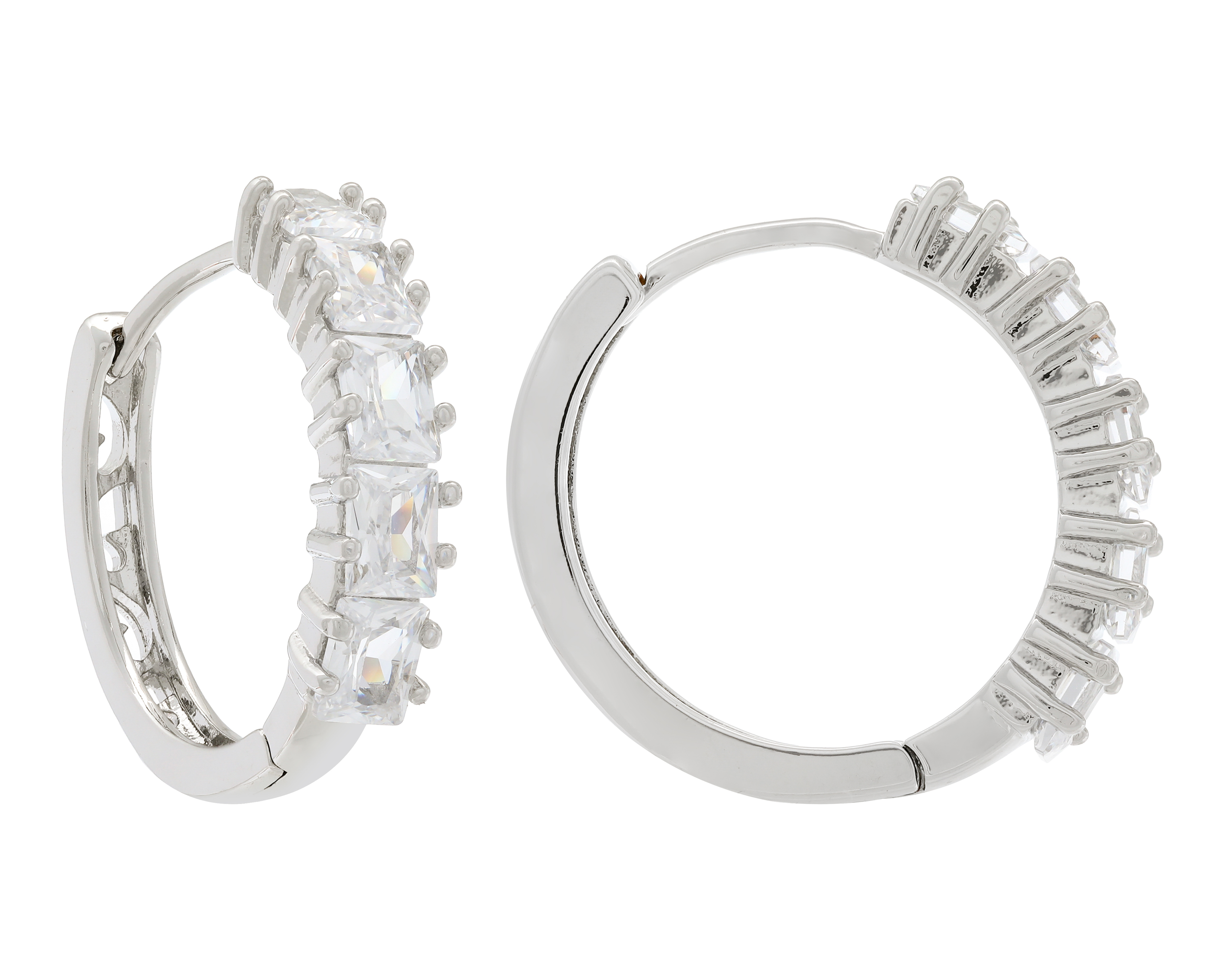 Foto 1 | Foto 1 | Aretes Huggie de Chapa de Oro 18K Plafer