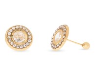 Broqueles de Oro 10K Plafer