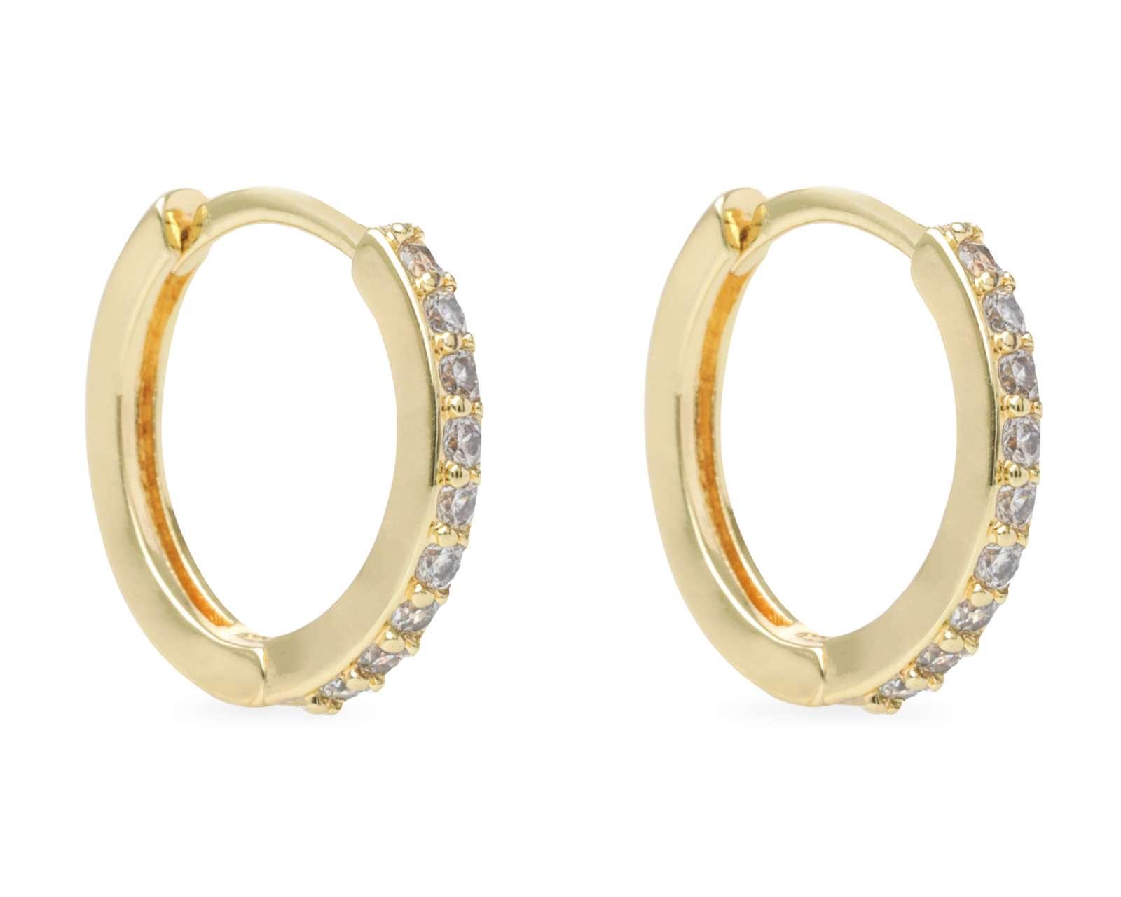 Foto 2 | Foto 2 | Aretes Chapa de Oro 18K Girondela