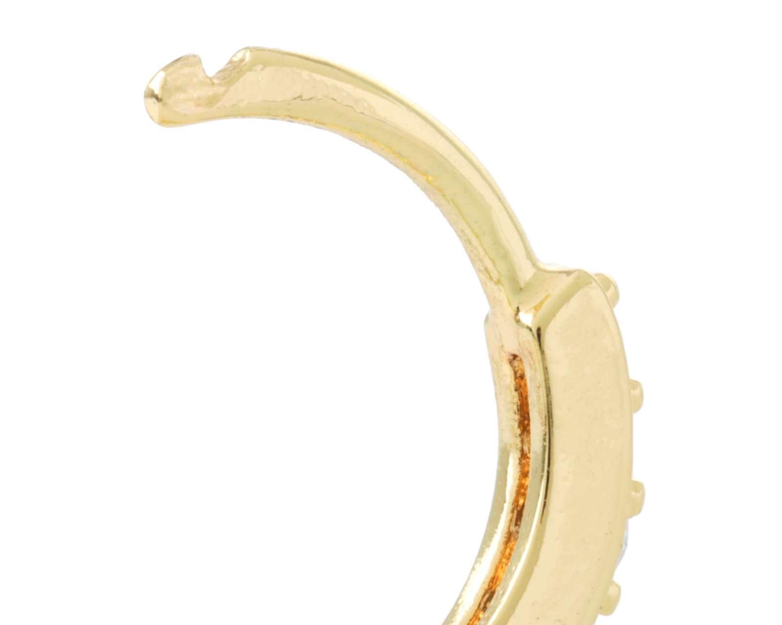 Foto 3 | Foto 3 | Aretes Chapa de Oro 18K Girondela
