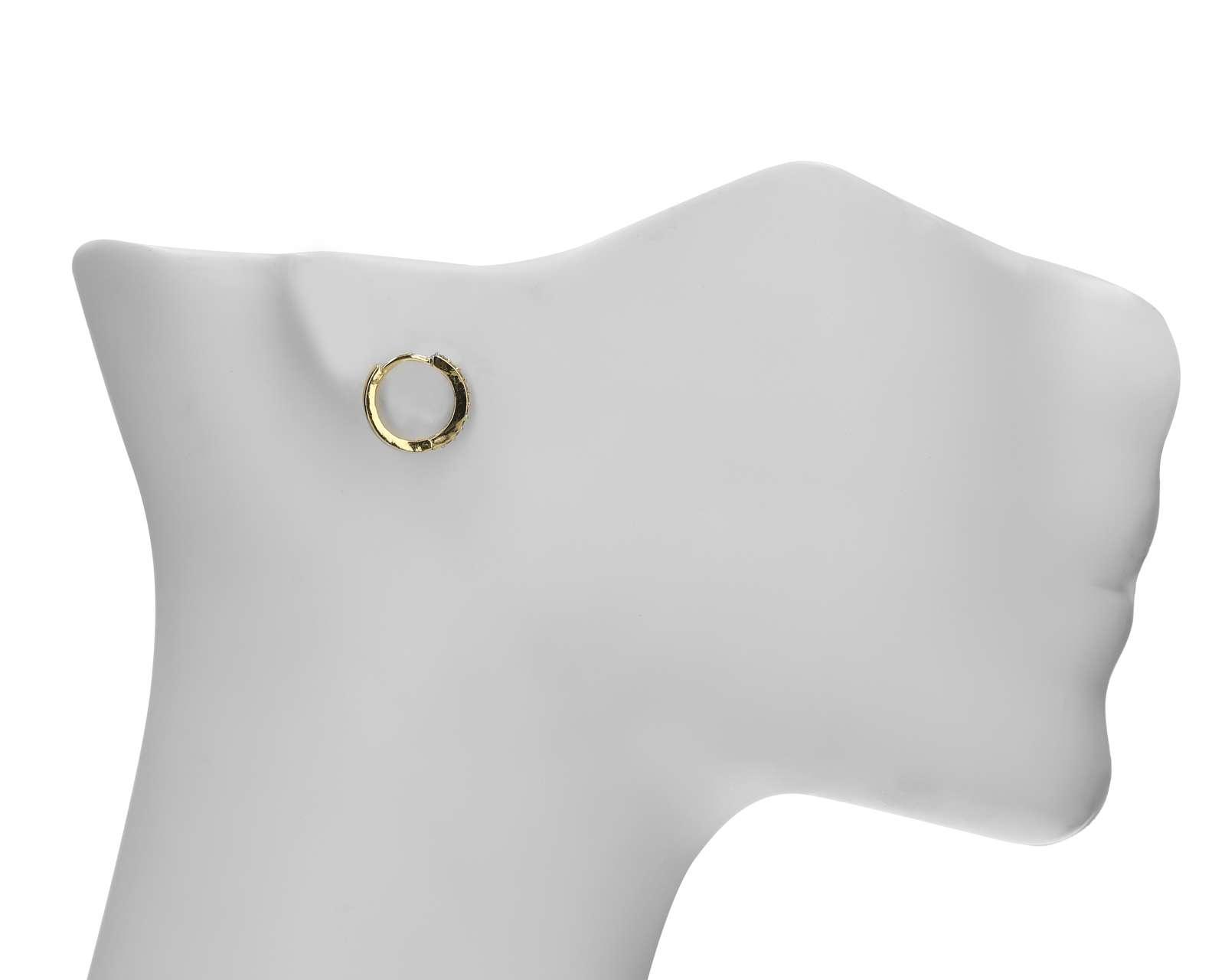 Foto 4 | Foto 4 | Aretes Chapa de Oro 18K Girondela