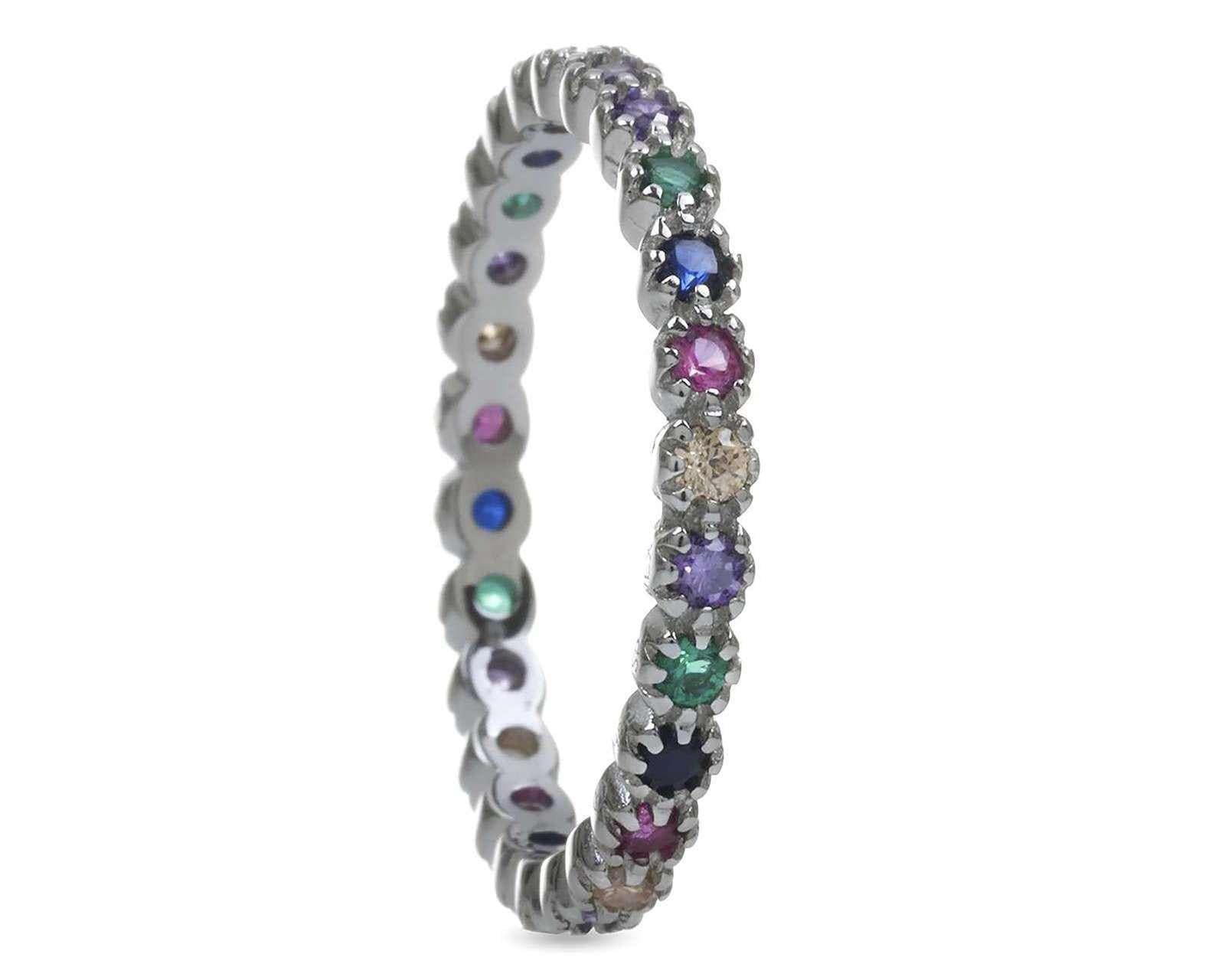 Anillo de Plata Sahara Talla 7