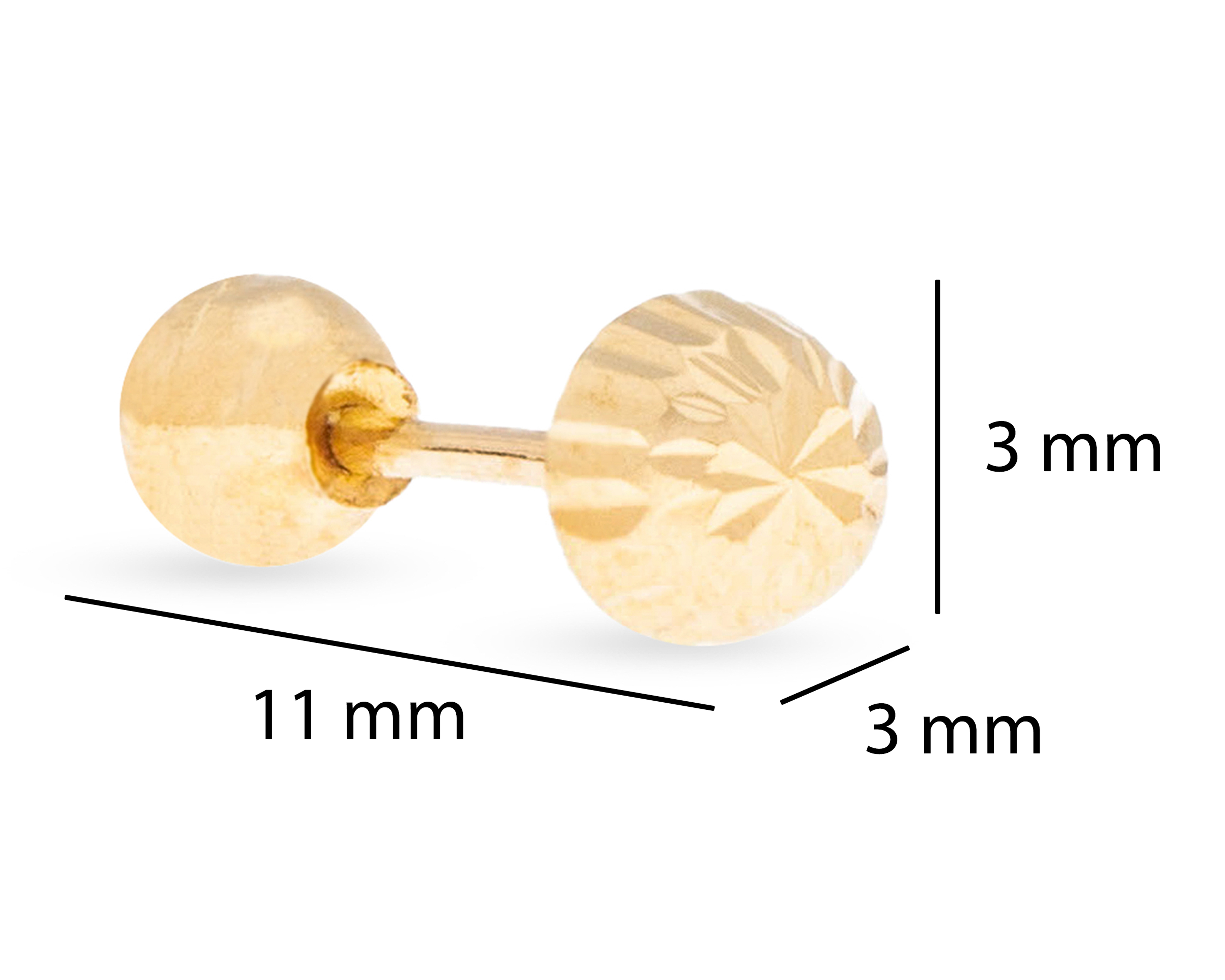 Foto 5 pulgar | Foto 4 | Broqueles de Oro de 14K Baby Colors
