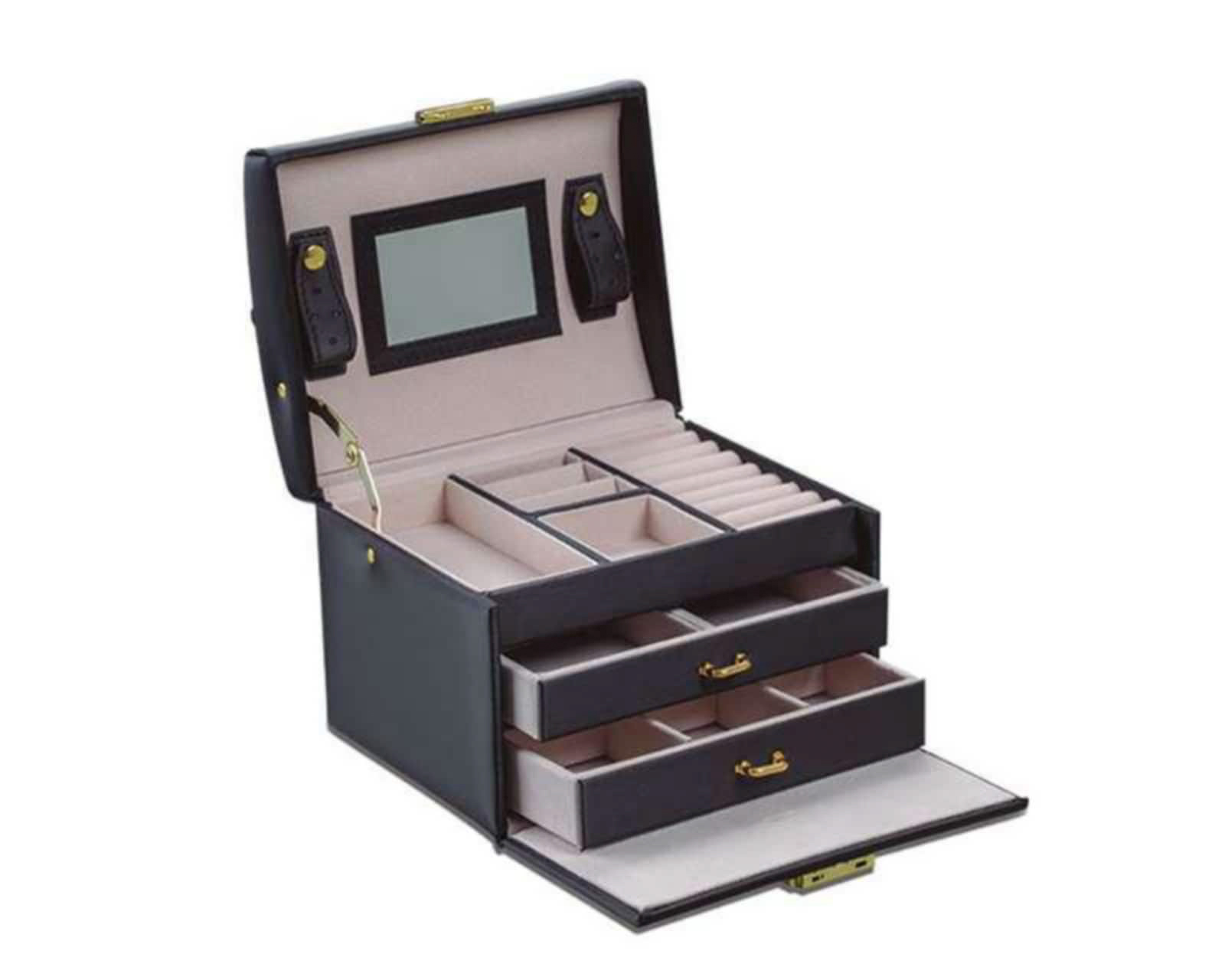 Foto 2 pulgar | Foto 1 | Estuche Organizador de Joyería Joyapak Negro