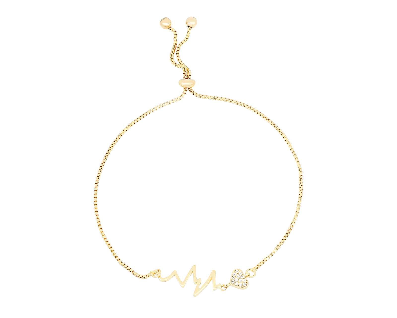 Foto 2 pulgar | Foto 1 | Pulsera de Chapa de Oro 18K Plafer