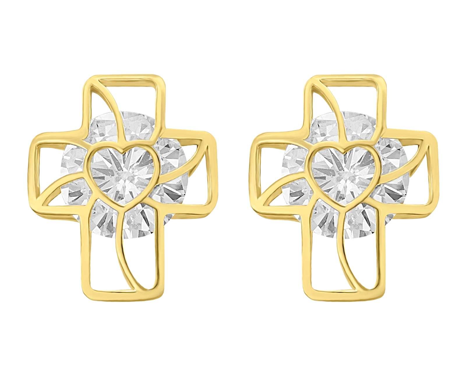 Broqueles de Oro 10K Sabelli