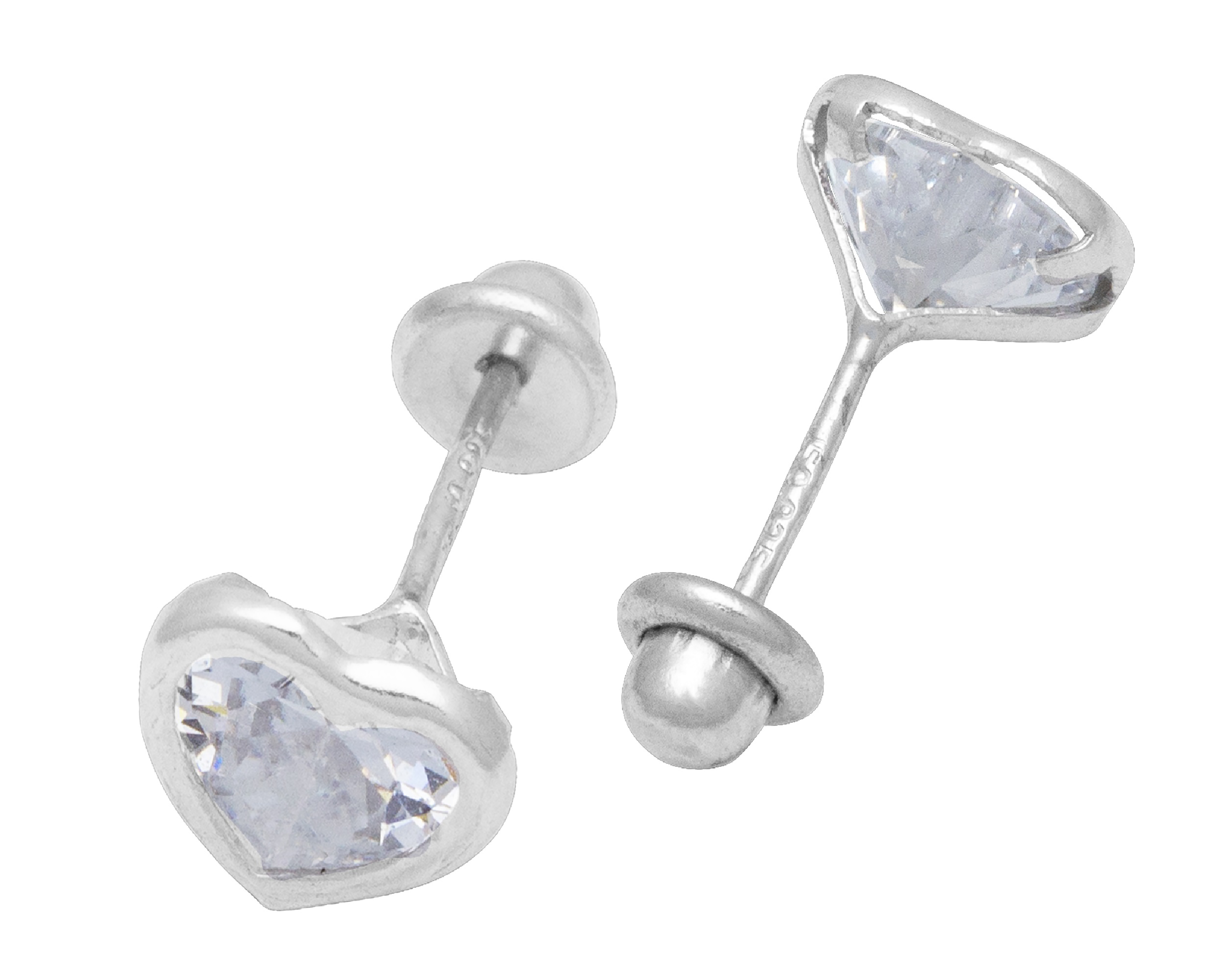 Foto 4 pulgar | Foto 3 | Broqueles Corazón de Plata Sahara