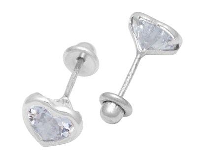 Foto 3 | Foto 3 | Broqueles Corazón de Plata Sahara