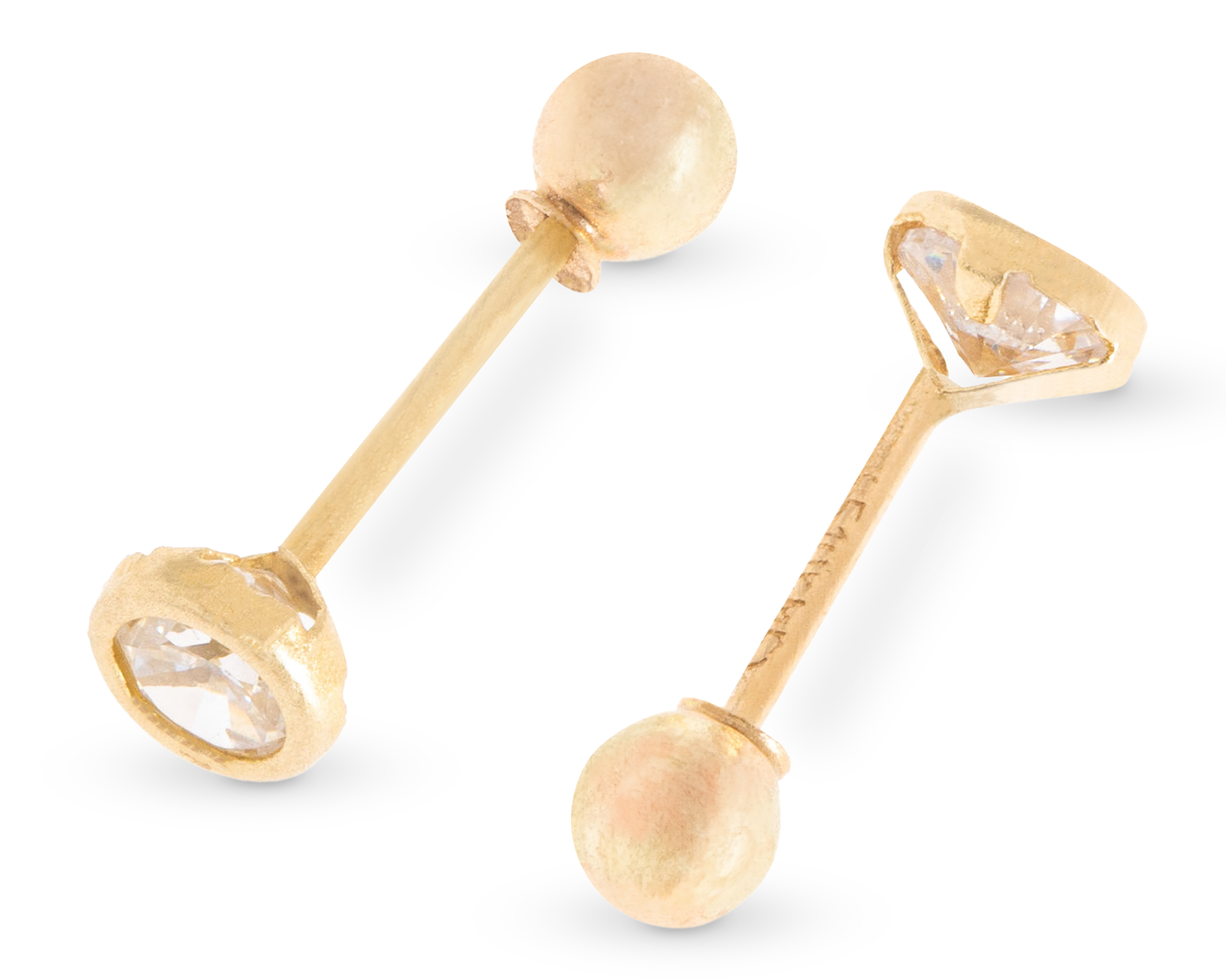 Foto 3 pulgar | Foto 2 | Broqueles de Oro 10K Baby Colors