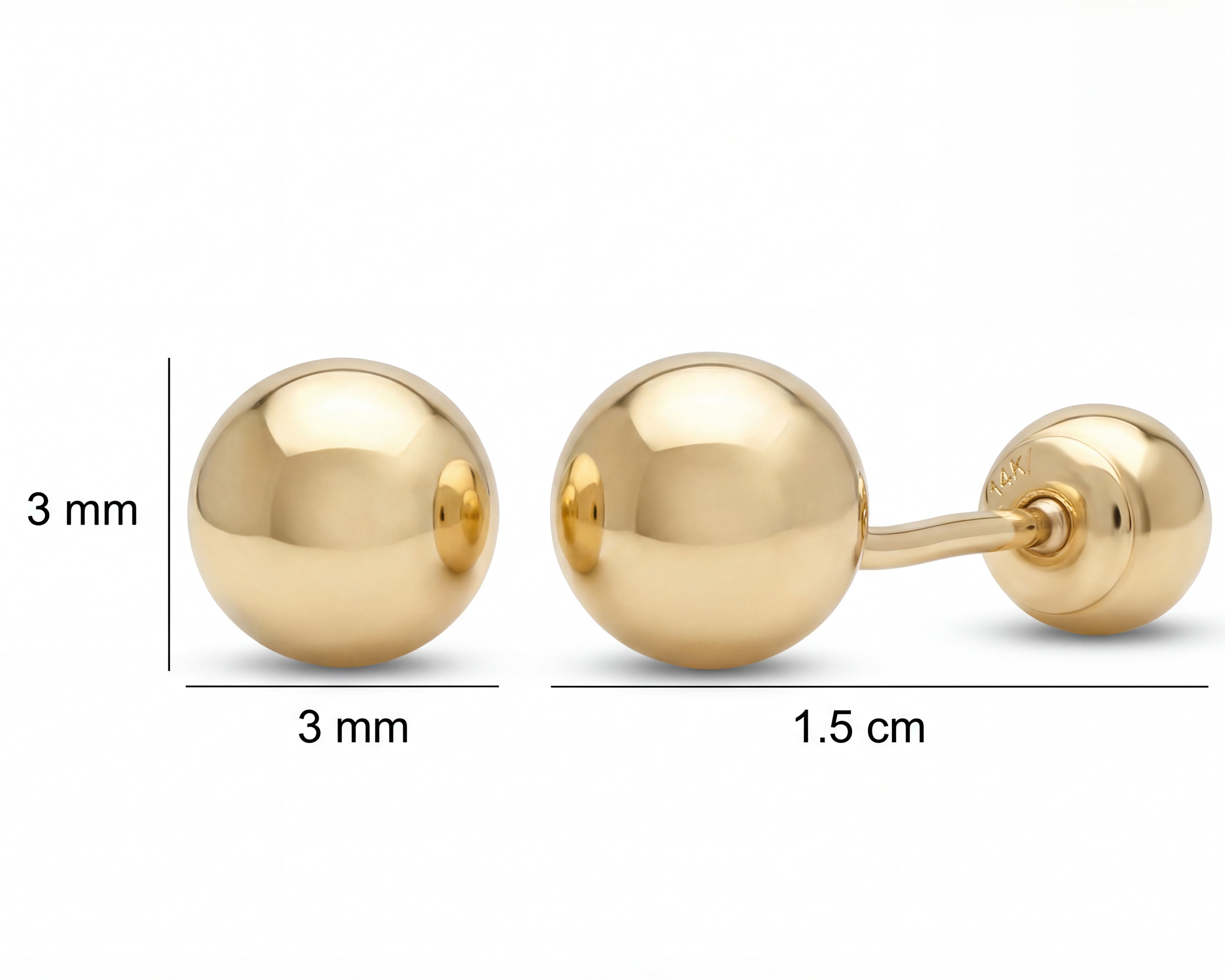 Foto 6 pulgar | Foto 5 | Broqueles de Oro 14K Baby Colors