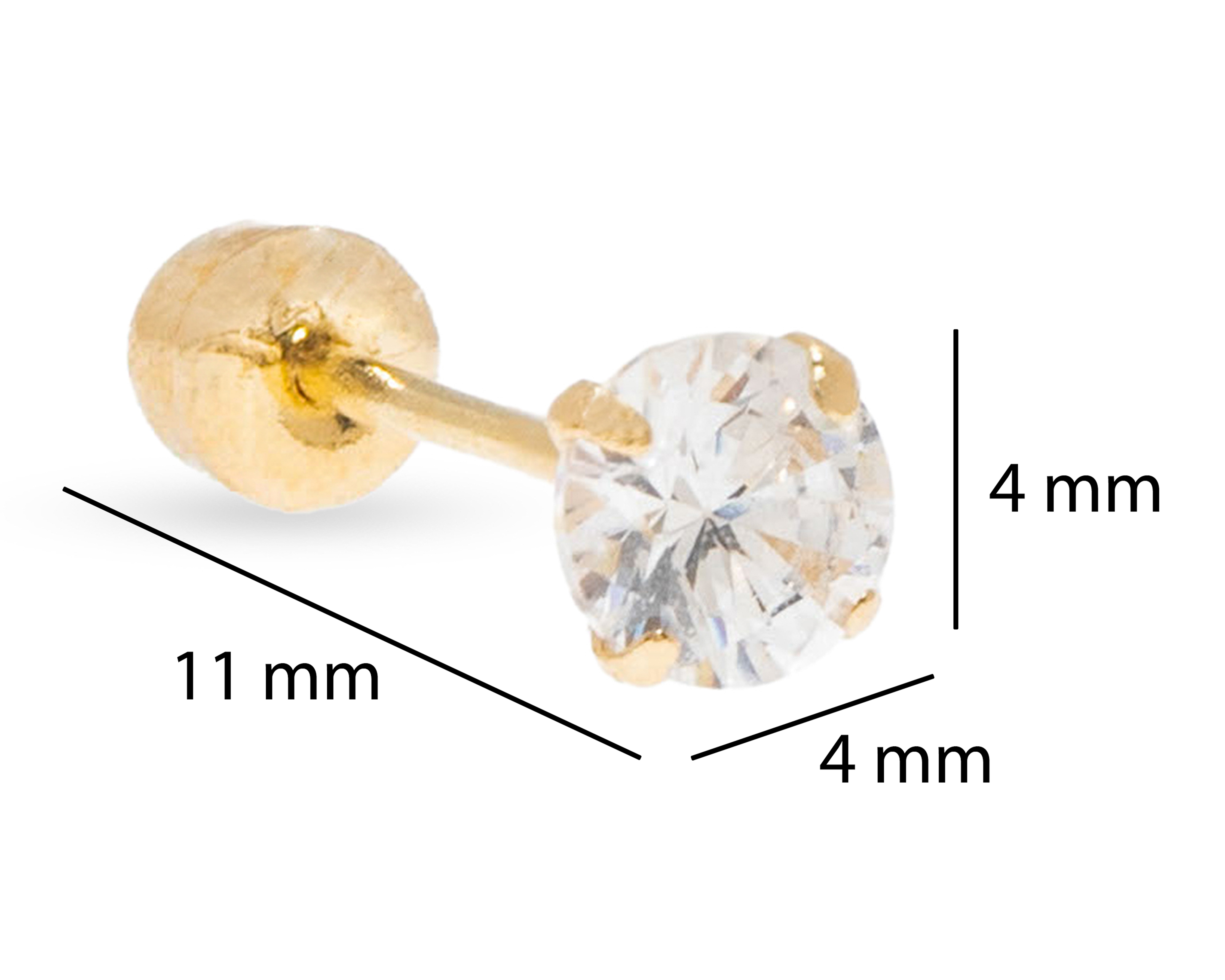 Foto 4 | Foto 4 | Broqueles de Oro 14K Baby Colors