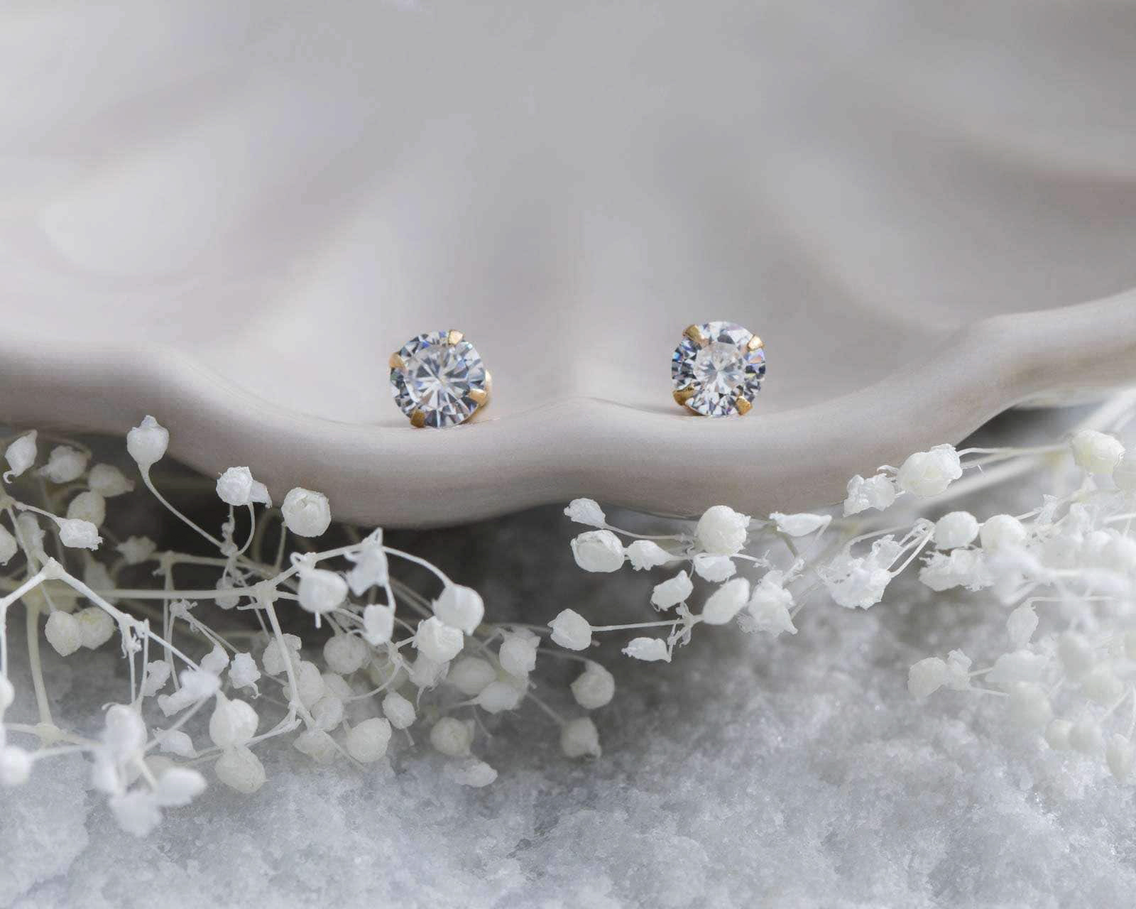 Foto 5 pulgar | Foto 4 | Broqueles de Oro de 14K Sabelli