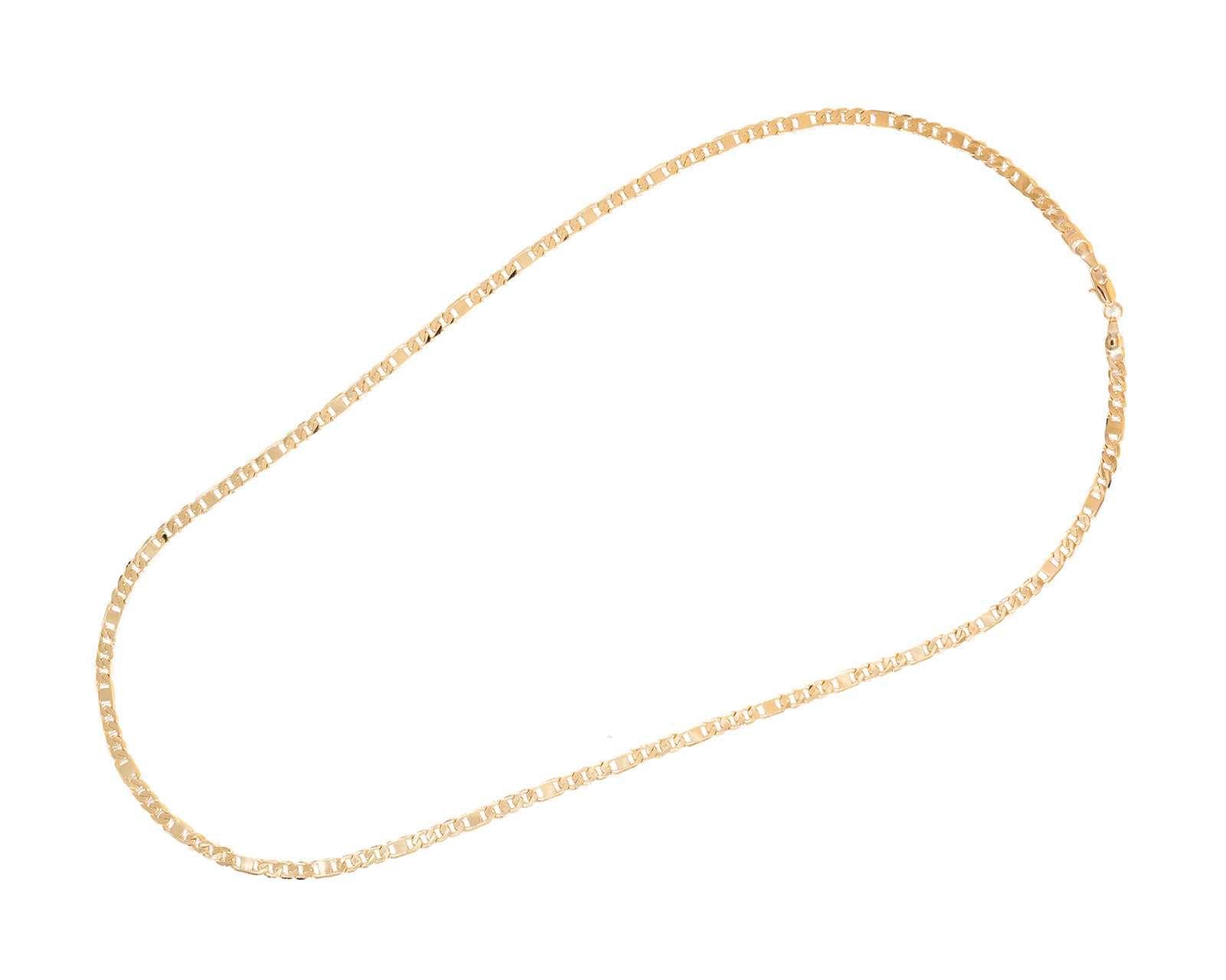 Foto 2 pulgar | Foto 1 | Cadena de Chapa de Oro 18 K Sentimientos