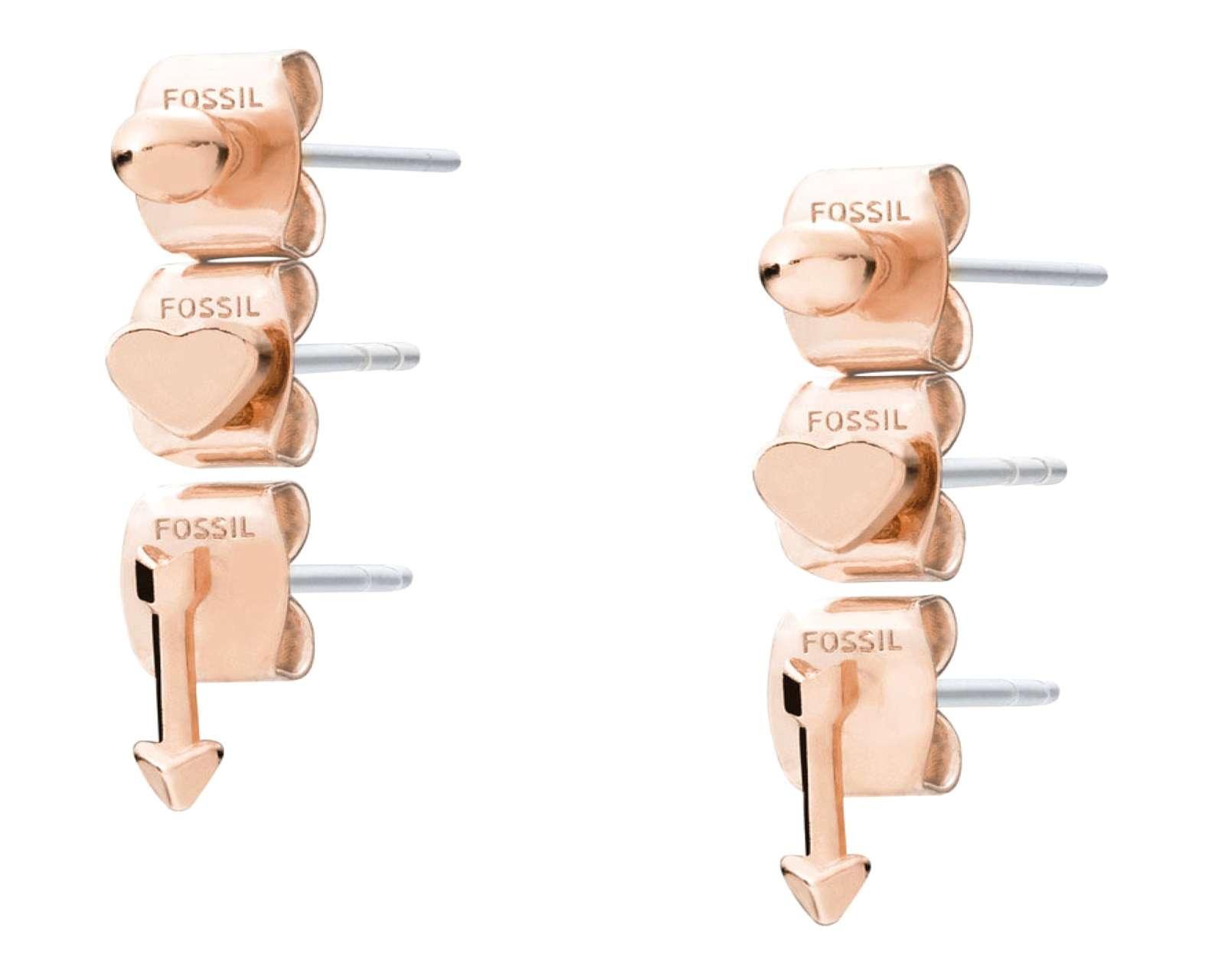 Foto 2 pulgar | Foto 1 | Aretes de Brass Fossil