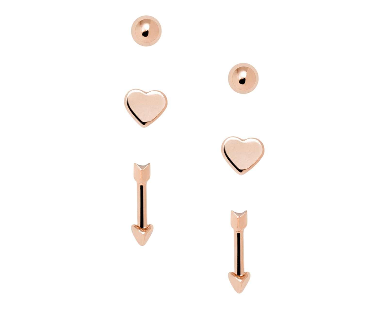 Foto 2 | Foto 2 | Aretes de Brass Fossil