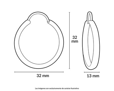 Foto 4 | Foto 4 | Arracadas de Chapa de Oro 18K Sentimientos