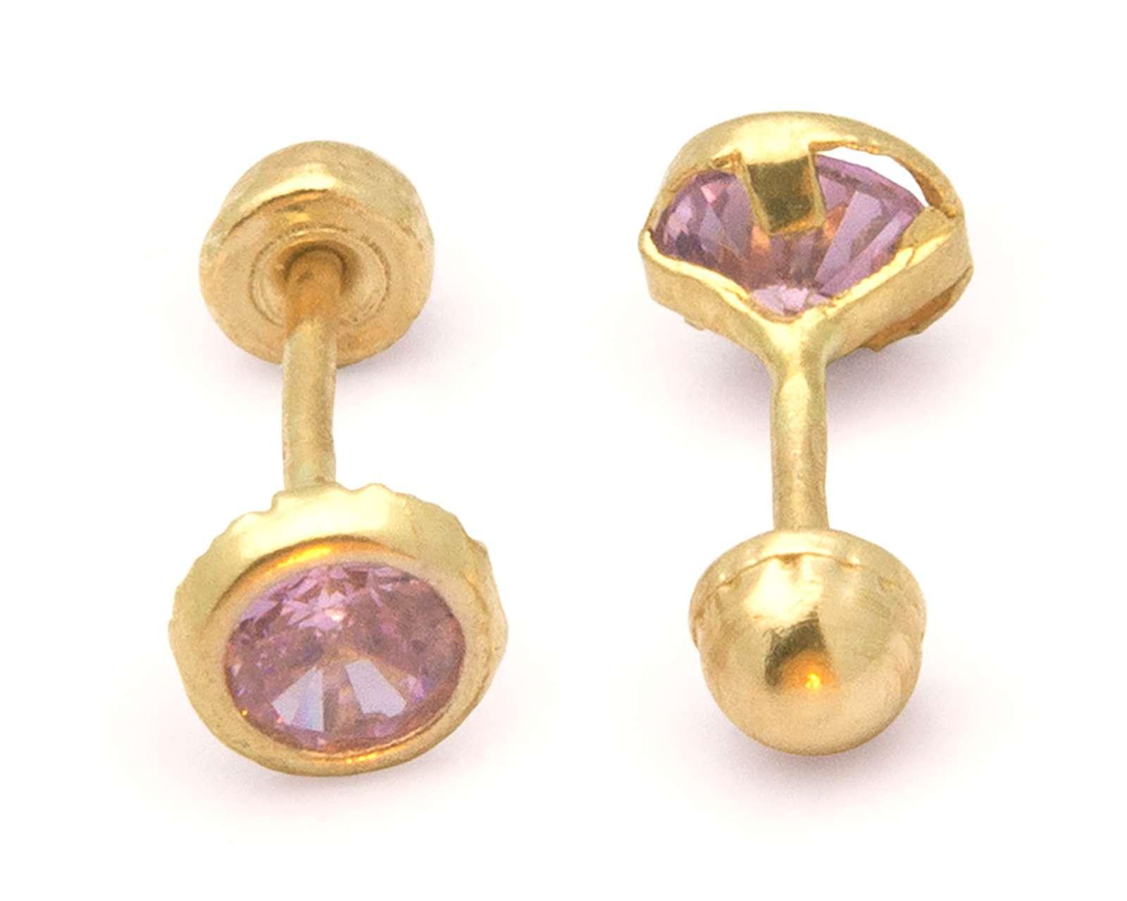 Foto 3 pulgar | Foto 2 | Broqueles de Oro 14K Baby Colors