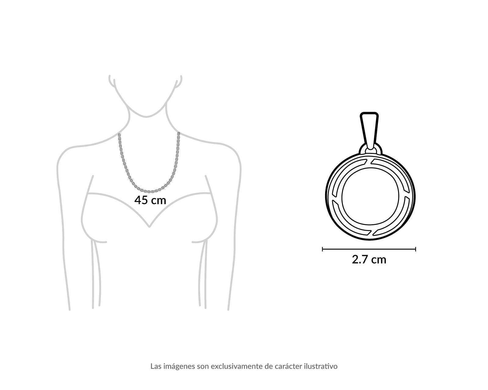 Foto 5 pulgar | Foto 4 | Collar de Oro 10 K Moments