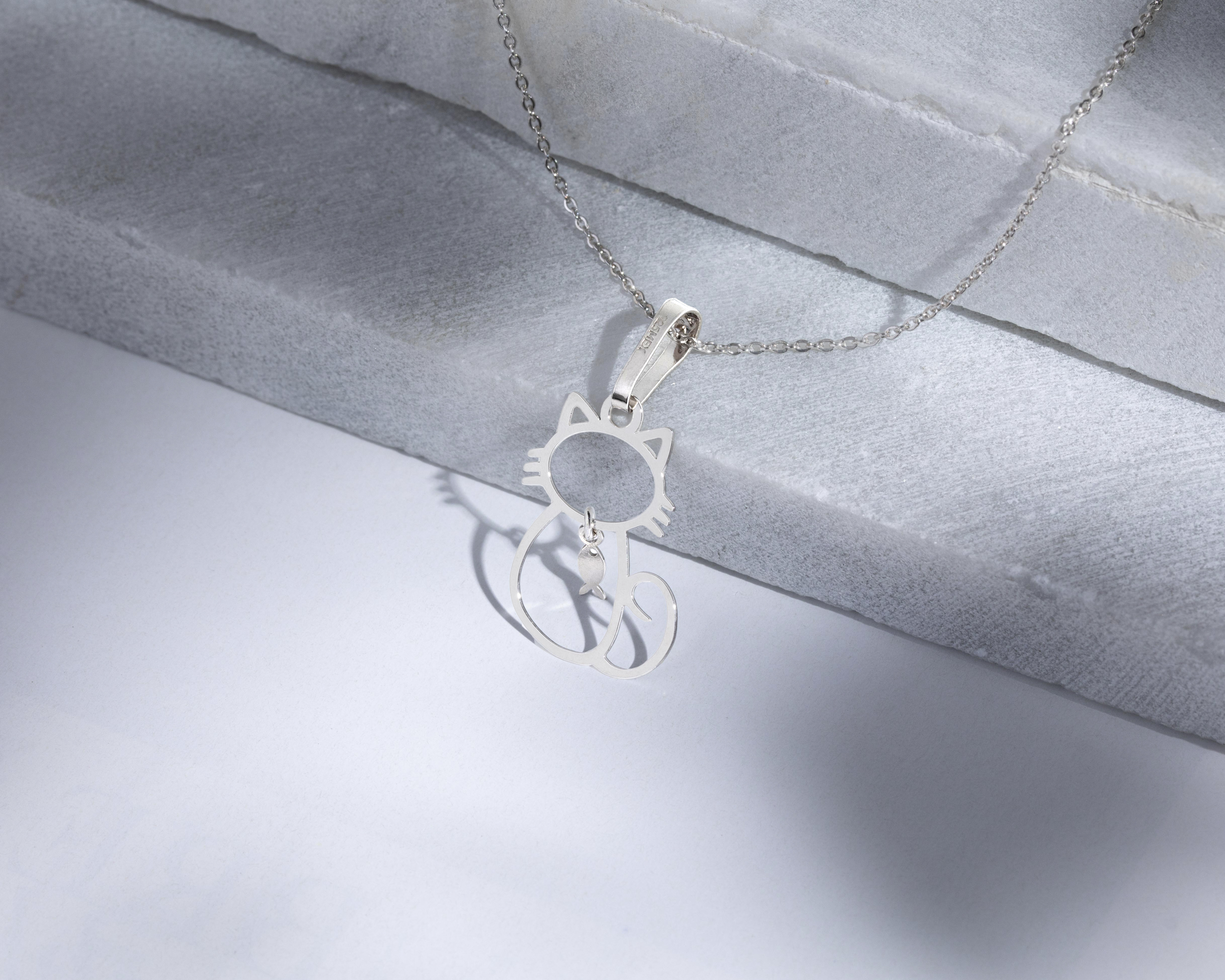 Foto 6 pulgar | Foto 5 | Collar Gatito de Plata Sahara