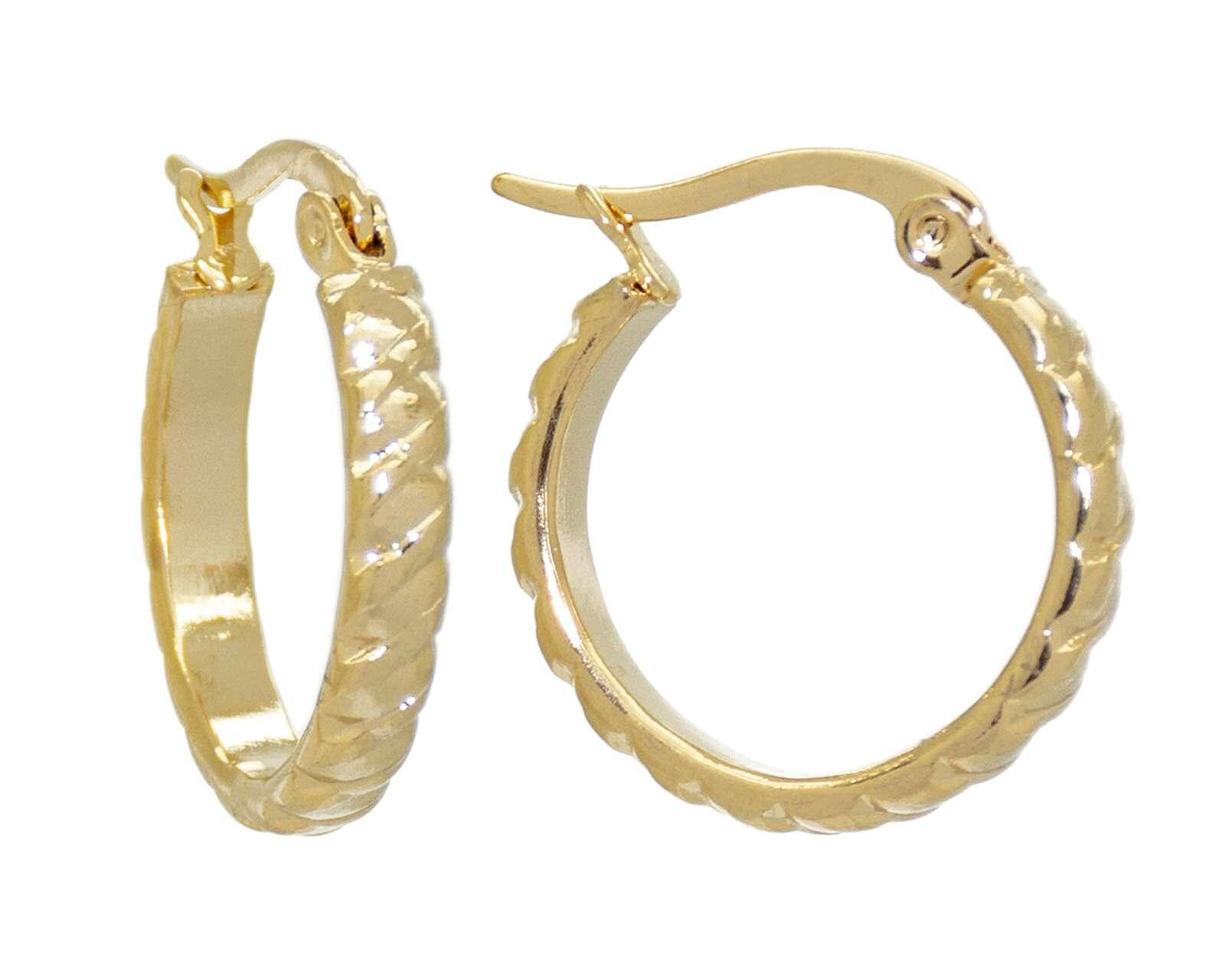 Foto 2 pulgar | Foto 1 | Arracadas de Acero Inoxidable Thinner