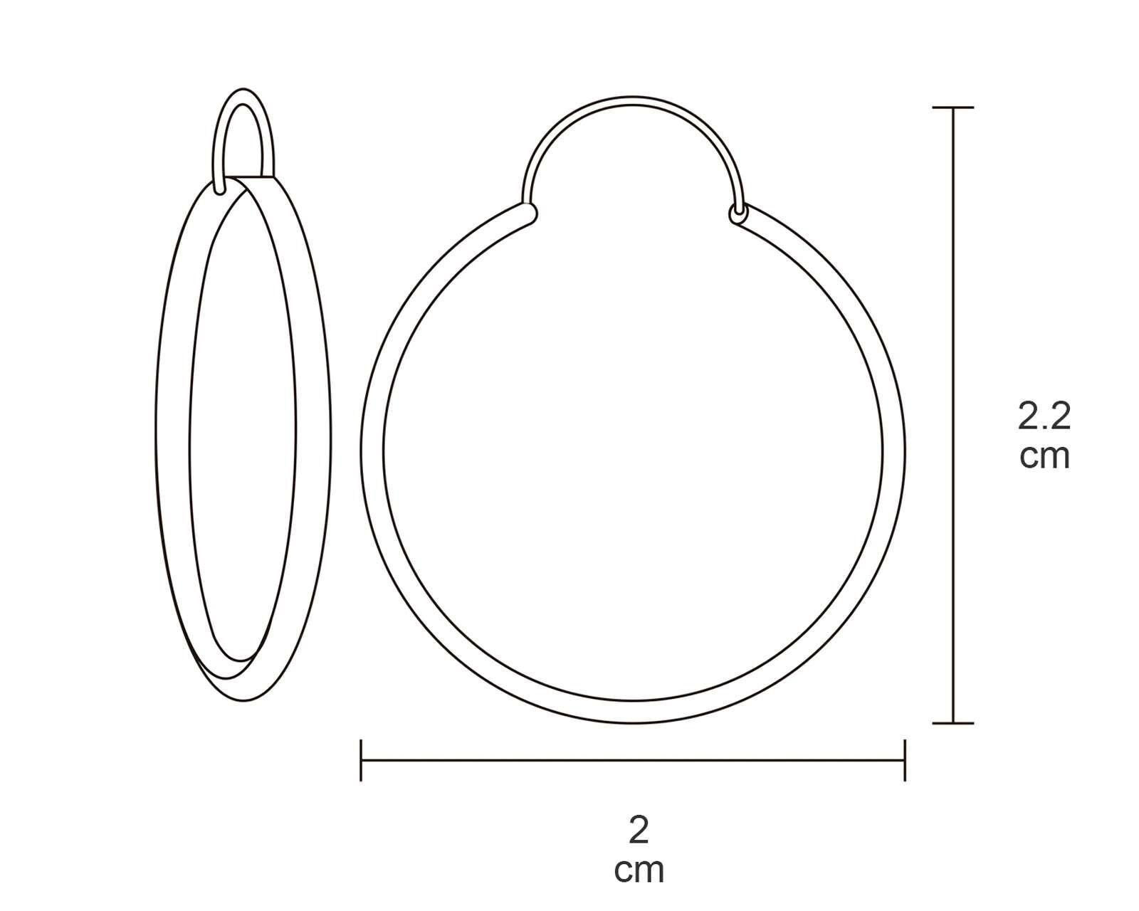 Foto 4 | Foto 4 | Arracadas de Acero Inoxidable Thinner