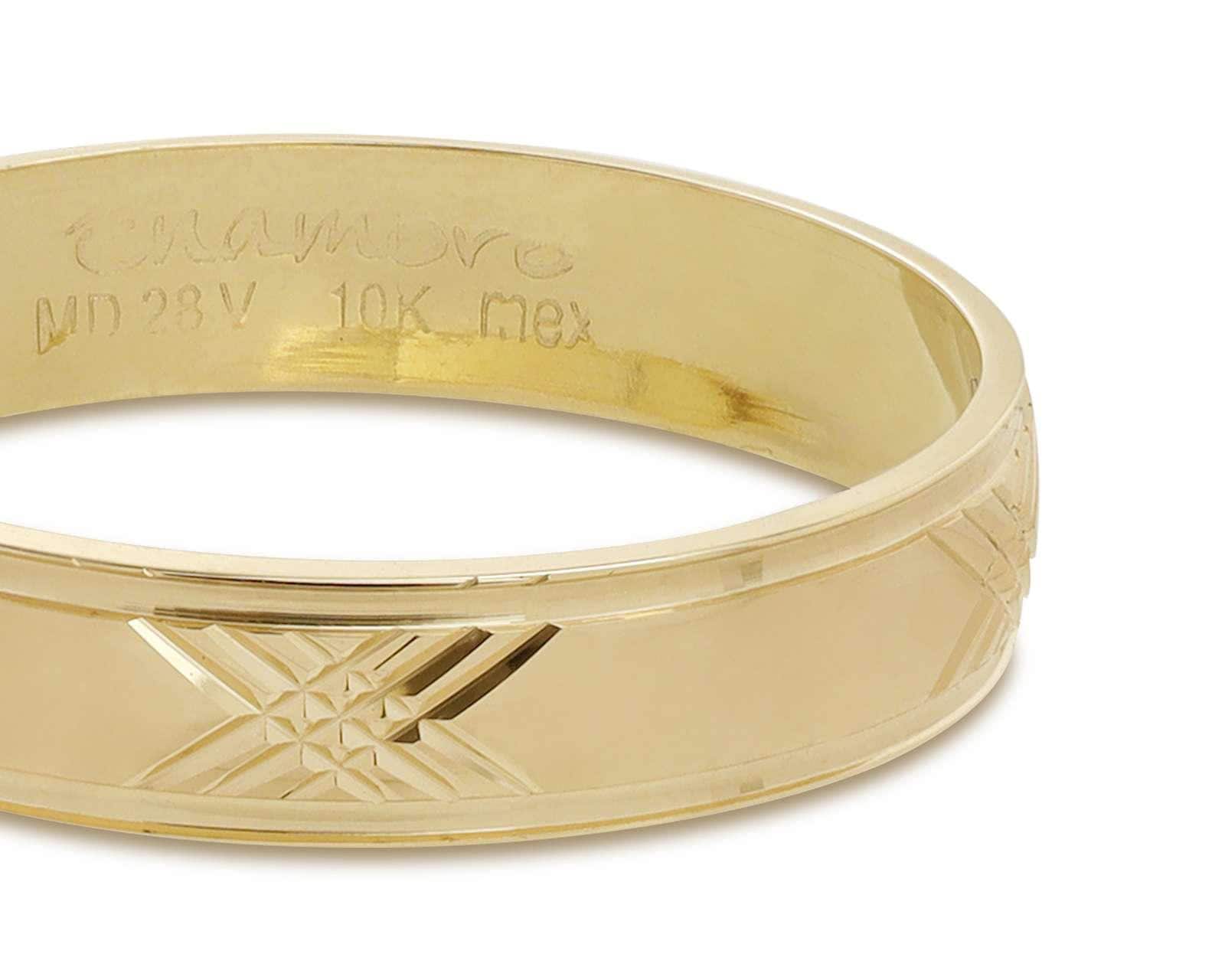 Foto 5 pulgar | Foto 4 | Argolla de Oro 10K Enamoro Nro. 8