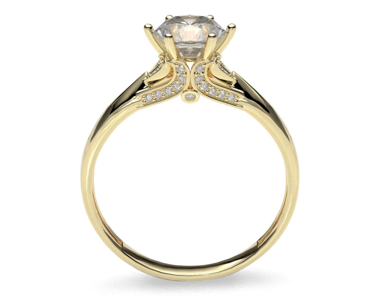 Foto 3 | Foto 3 | Anillo De Compromiso de Oro 14K Talla 7-7.5