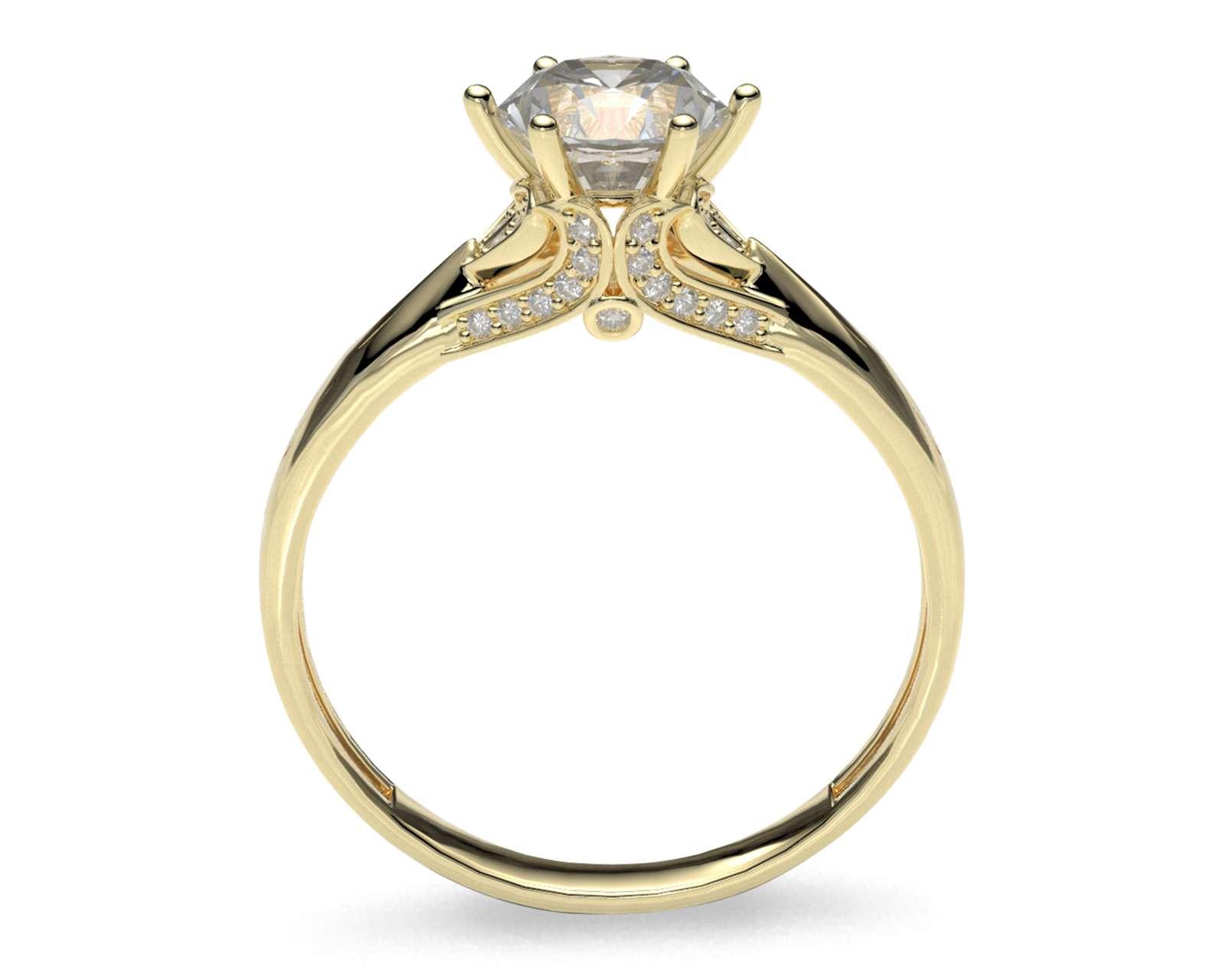 Foto 3 | Foto 3 | Anillo De Compromiso de Oro 14K Talla 6