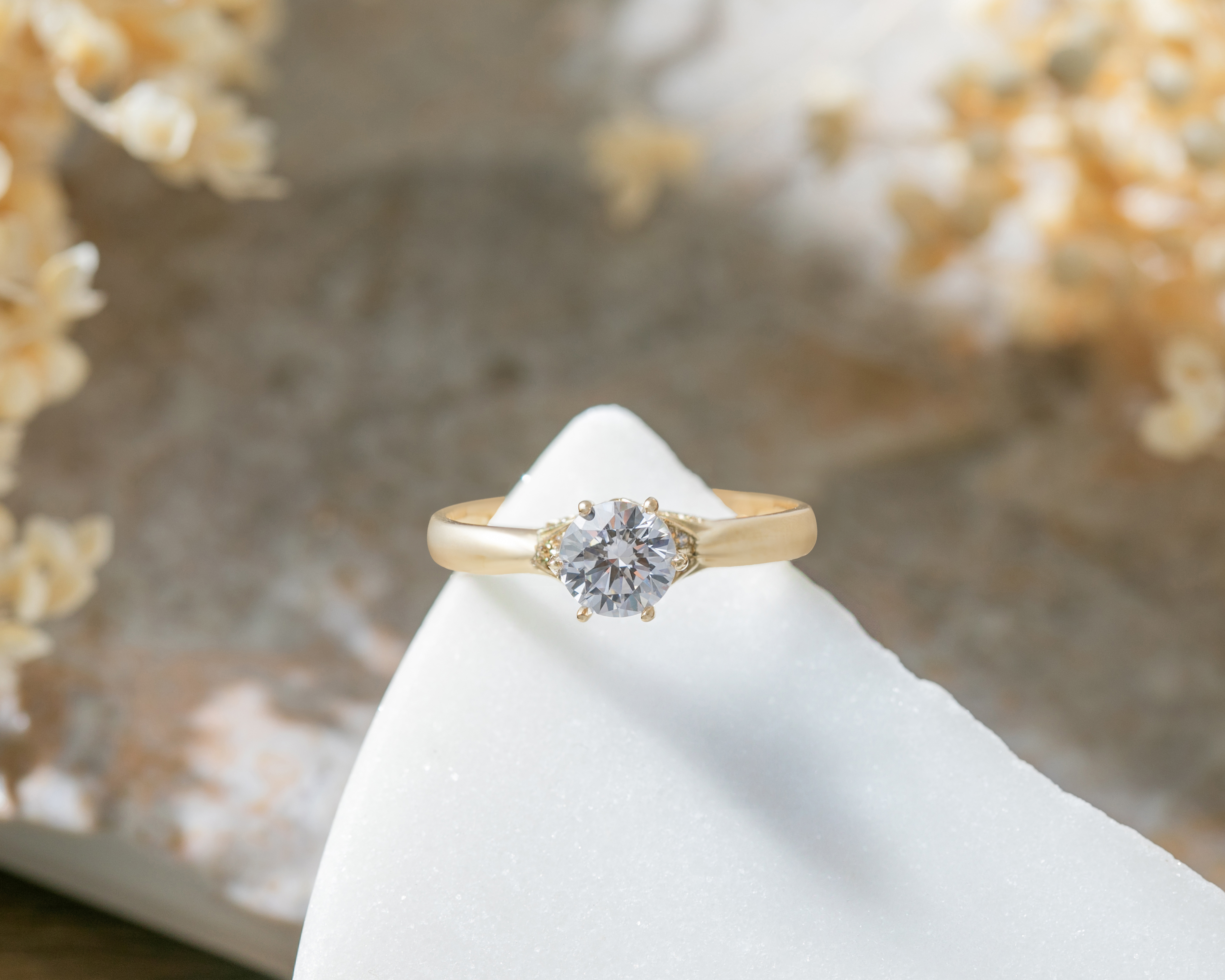 Foto 4 | Foto 4 | Anillo De Compromiso de Oro 14K Talla 6