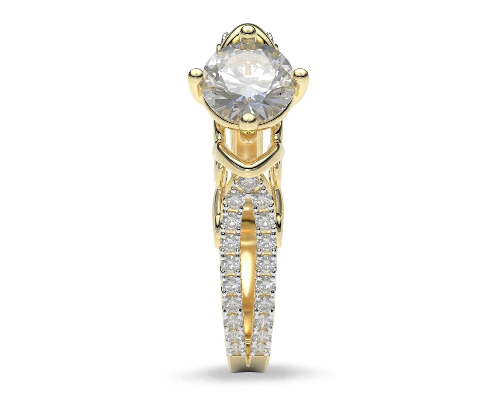 Foto 3 pulgar | Foto 2 | Anillo De Compromiso de Oro 14K Talla 6