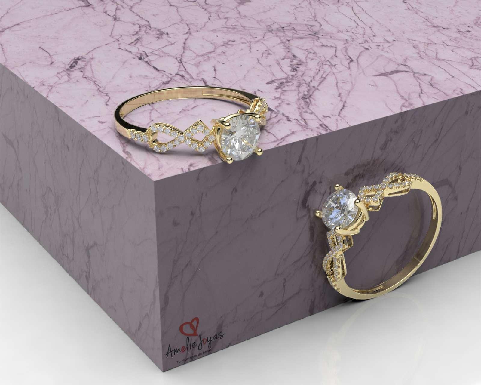 Foto 5 pulgar | Foto 4 | Anillo de Oro 14K Moments Venus Talla 6