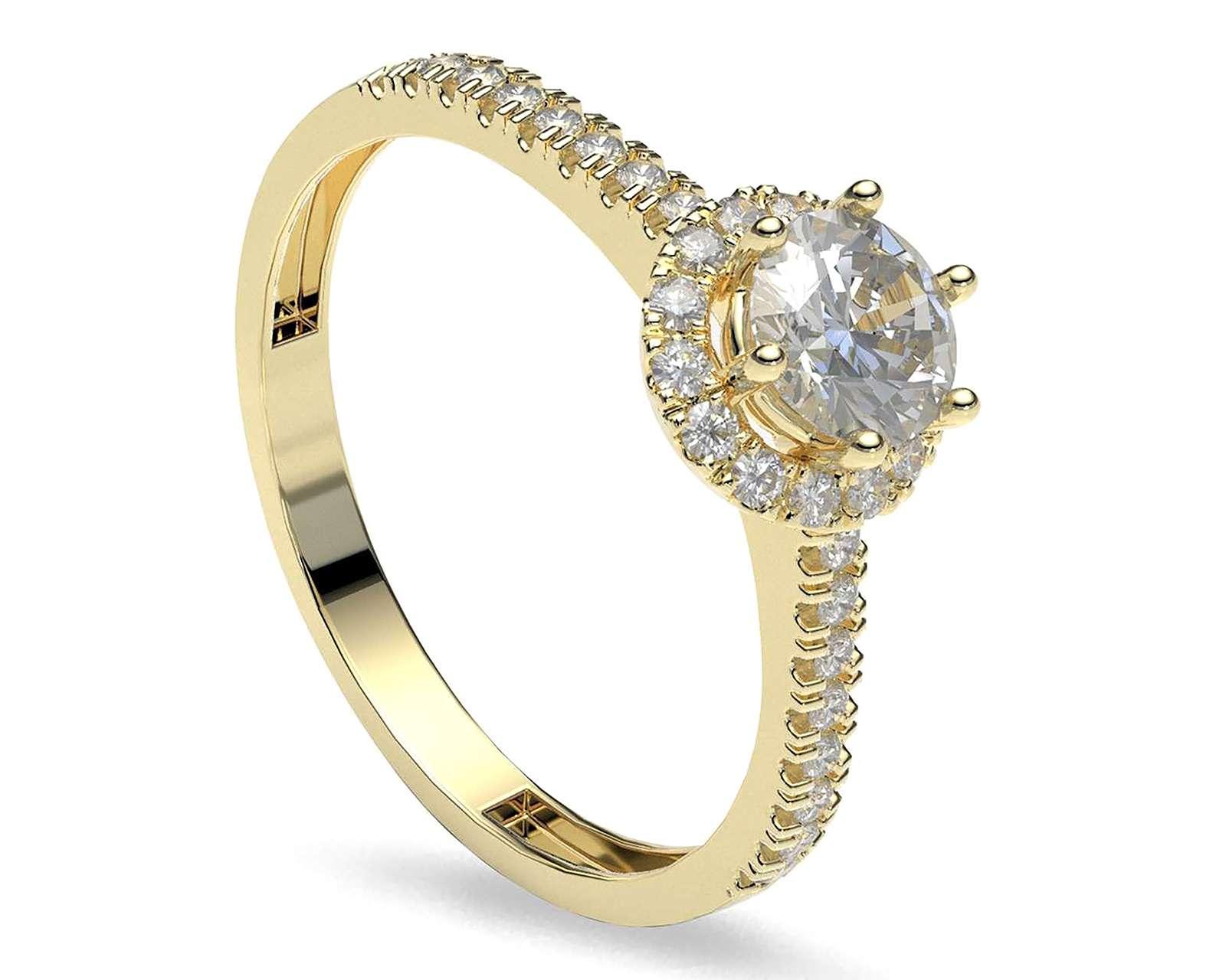 Foto 2 pulgar | Foto 1 | Anillo de Oro 14K Moments Lucia Talla 6